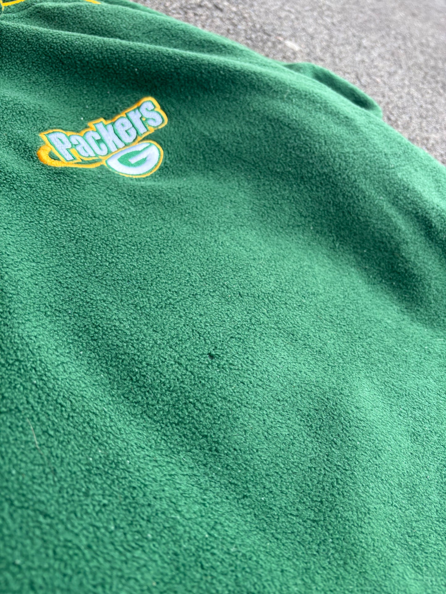 NFL Packers Green Zip Fleece