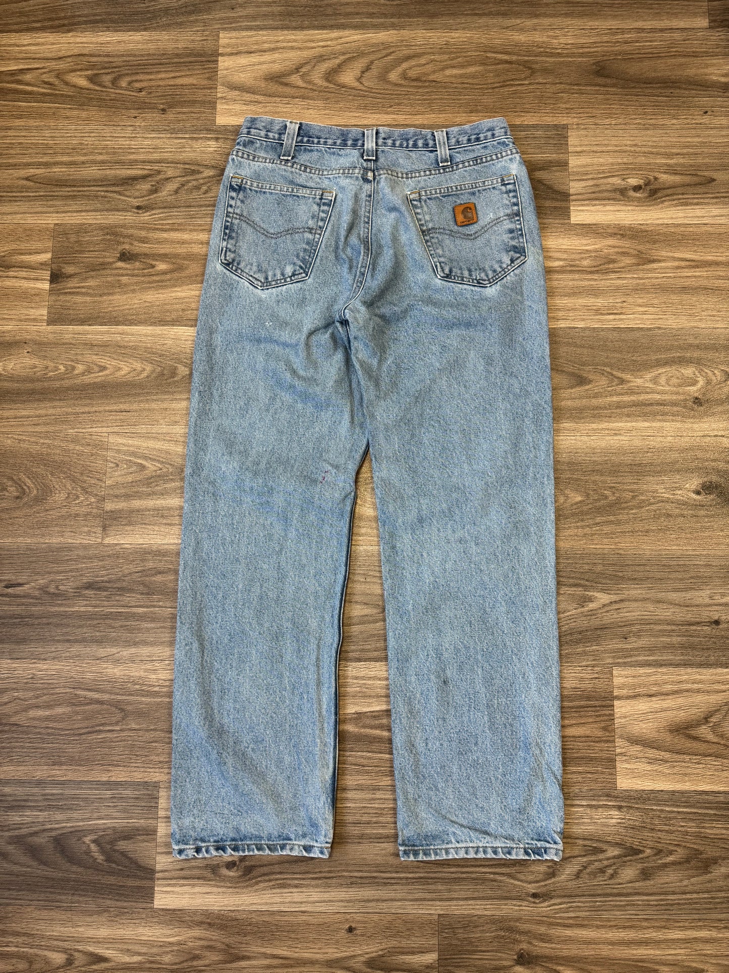 Carhartt Blue Denim Knee Patch Jeans