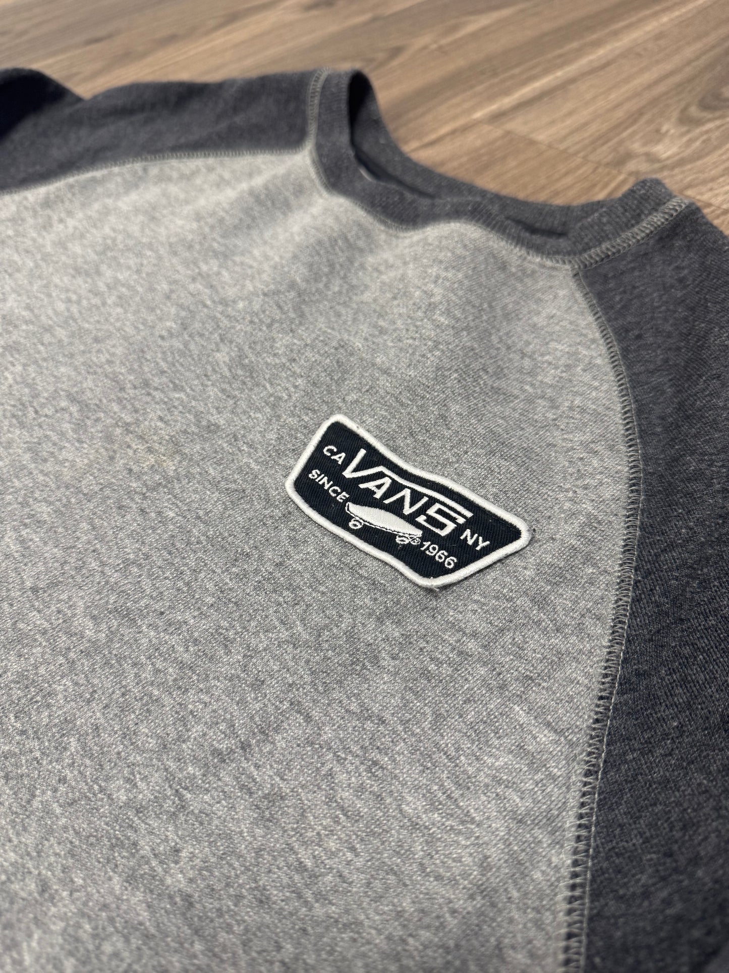 Vans Grey Embroidered Sweatshirt