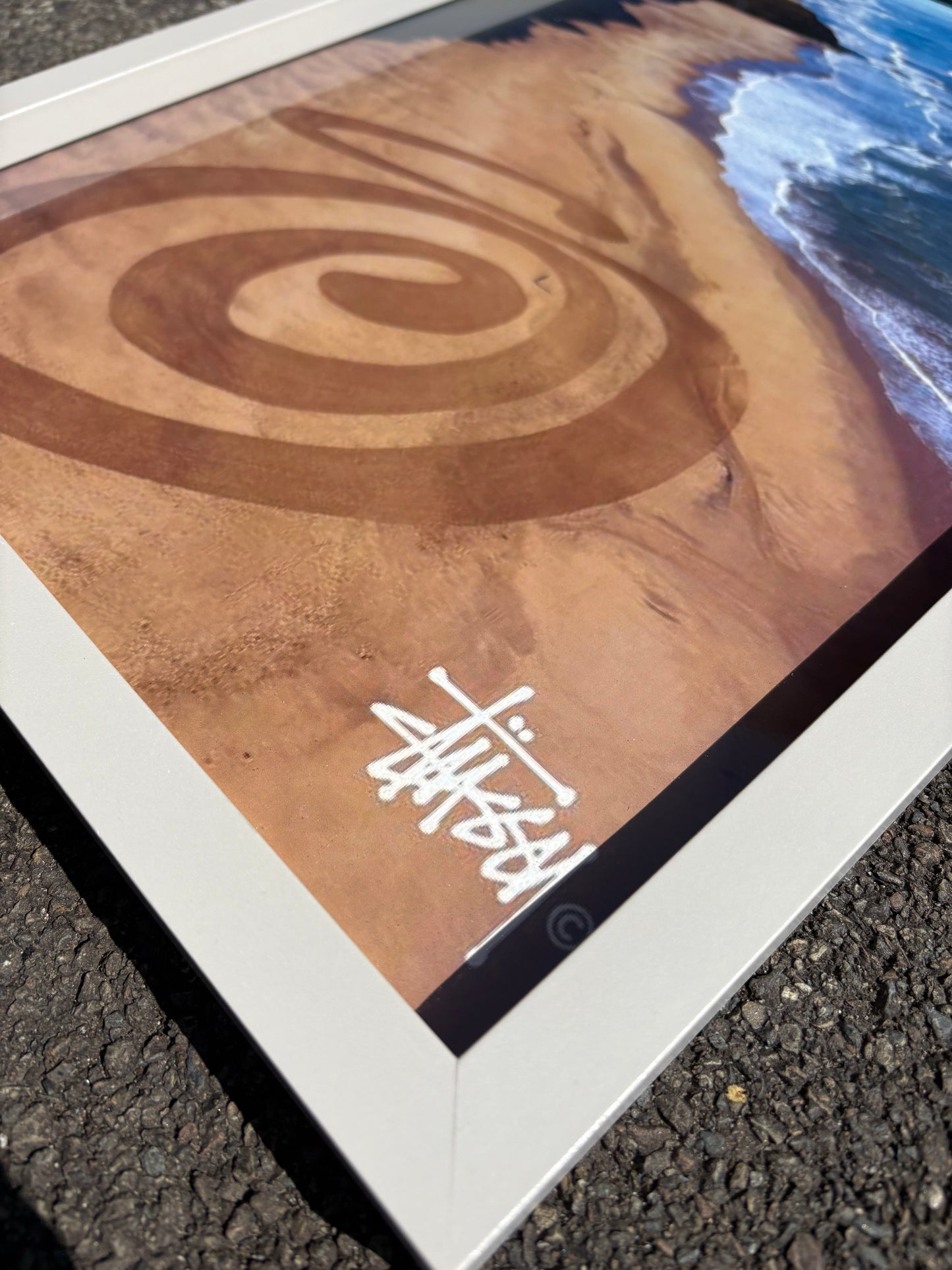 Stüssy Beach A3 Framed Print