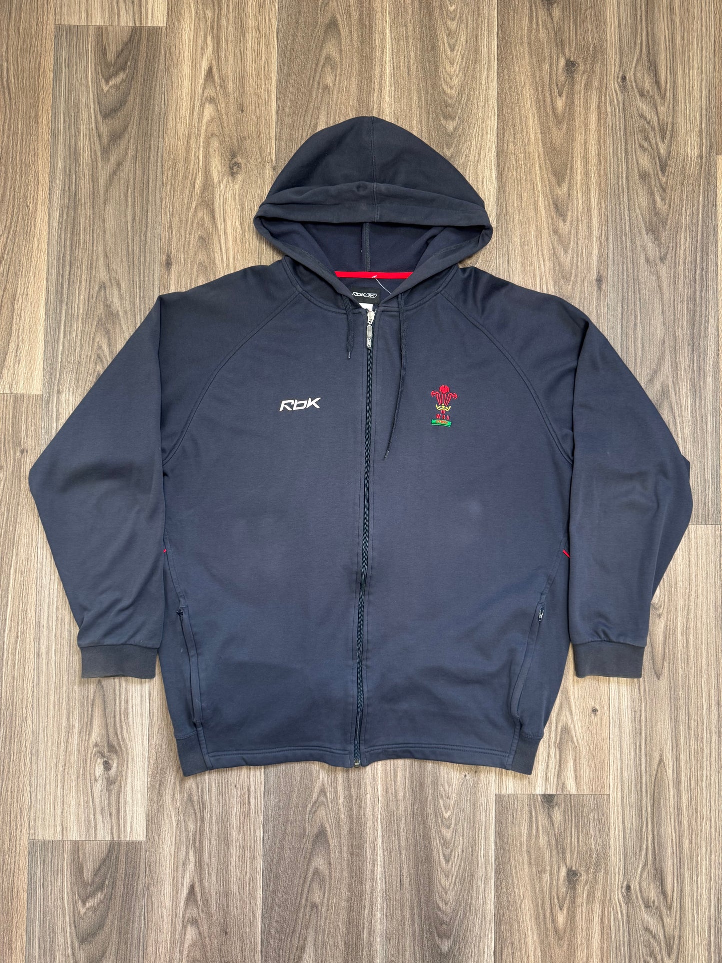 Wales WRU Grey Reebok Zip Jacket