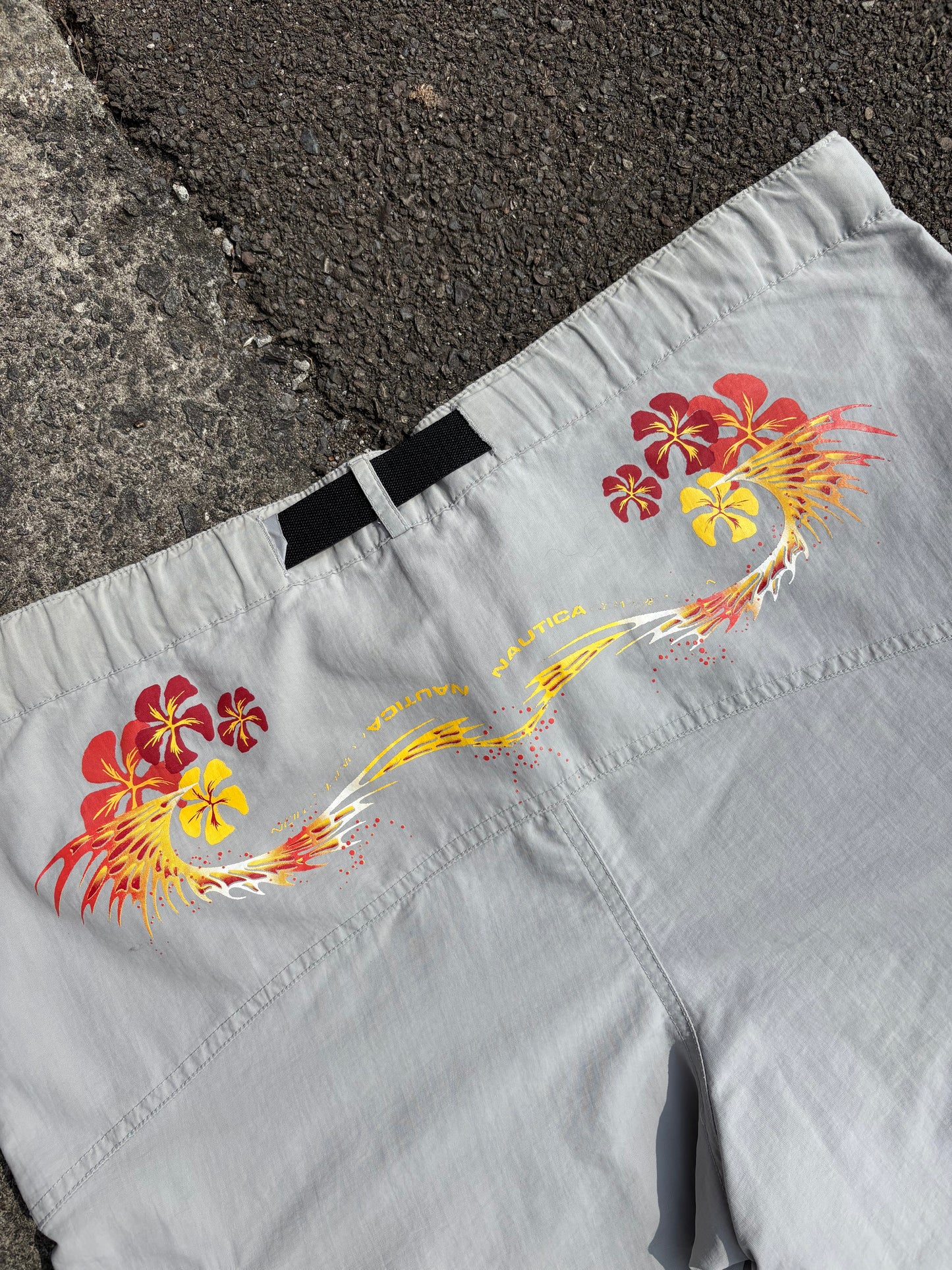 Vintage Nautica Floral Surf Shorts