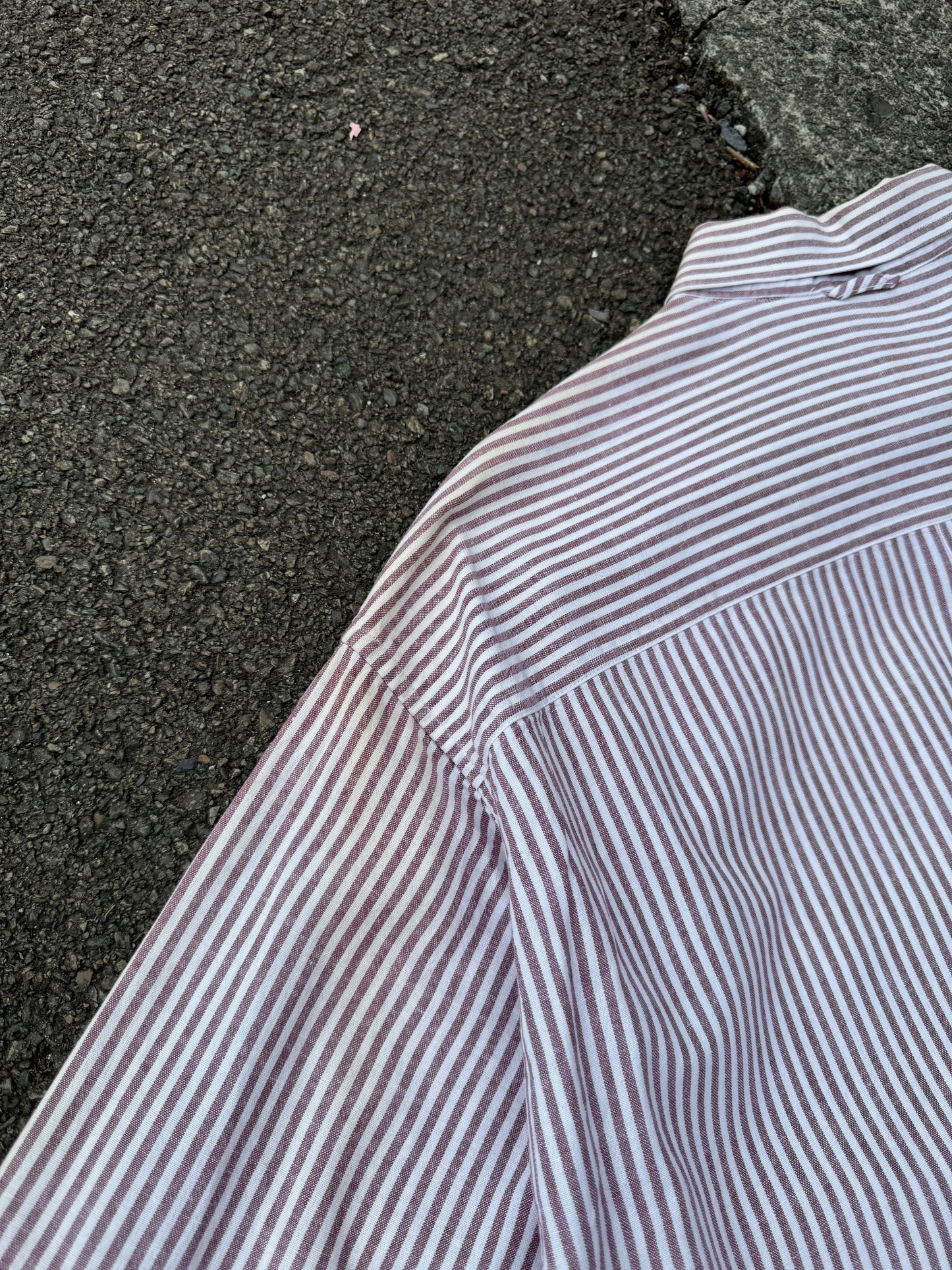 Washed Grape Ducks Unlimited Stripe Shirt