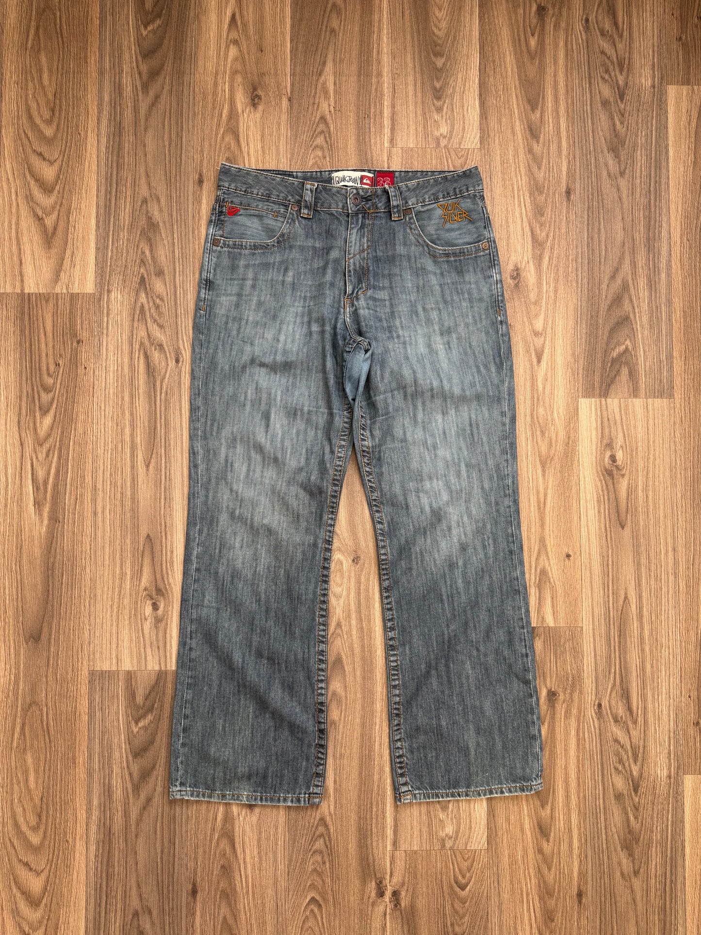 Quiksilver Embroidered Y2K Jeans