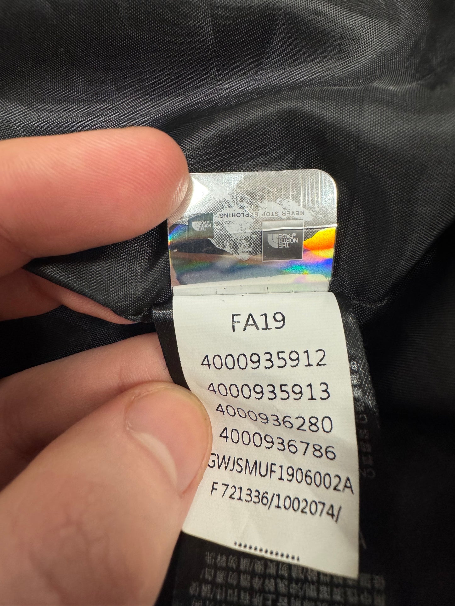 Grey North Face 700 Series Puffer Jacket