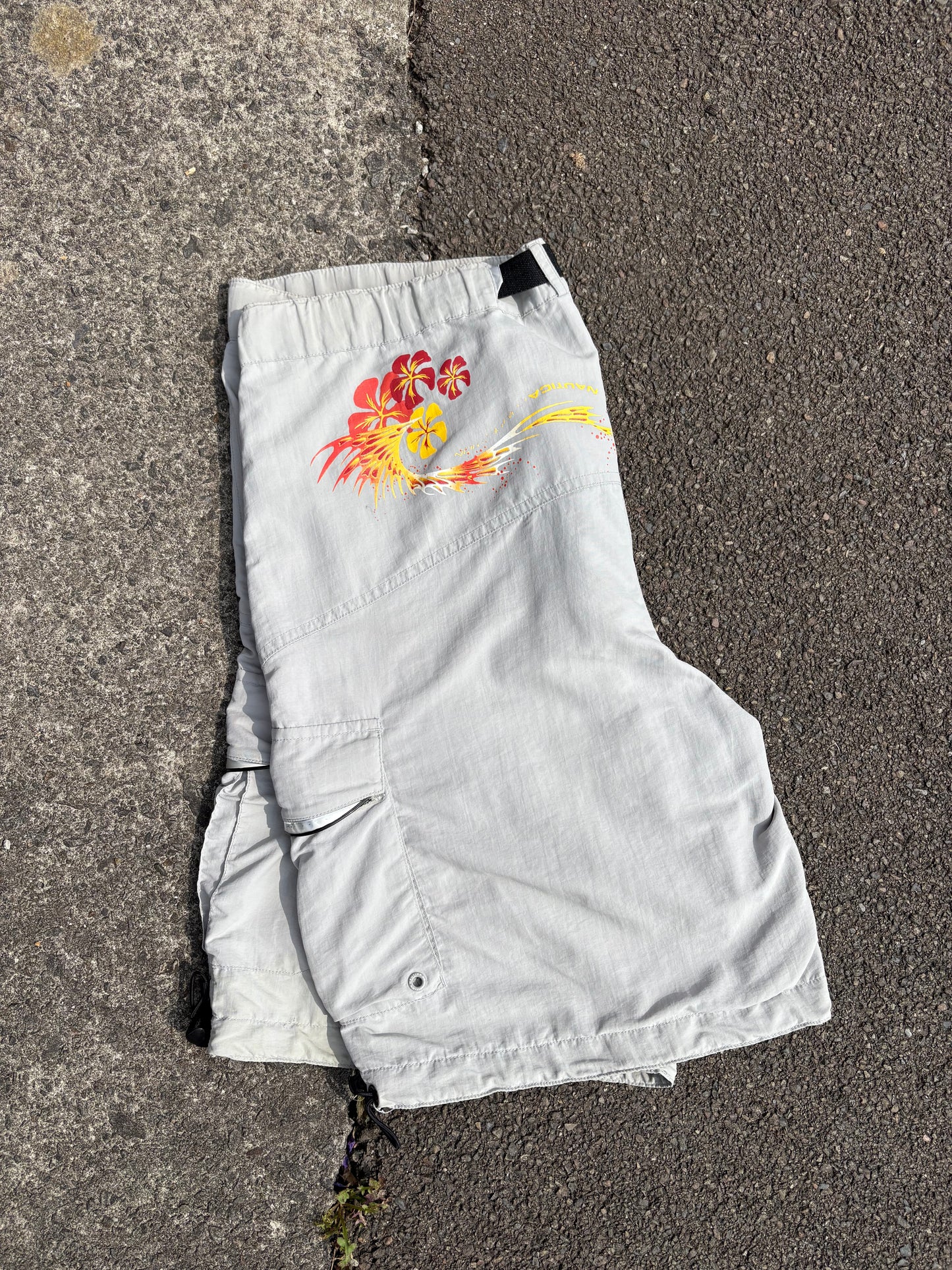 Vintage Nautica Floral Surf Shorts