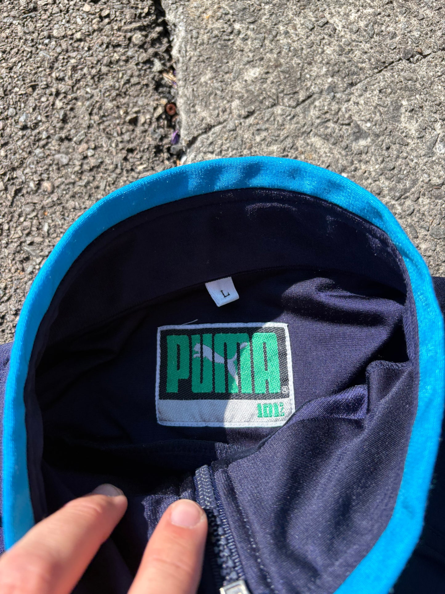 Vintage Puma Purple Track Jacket
