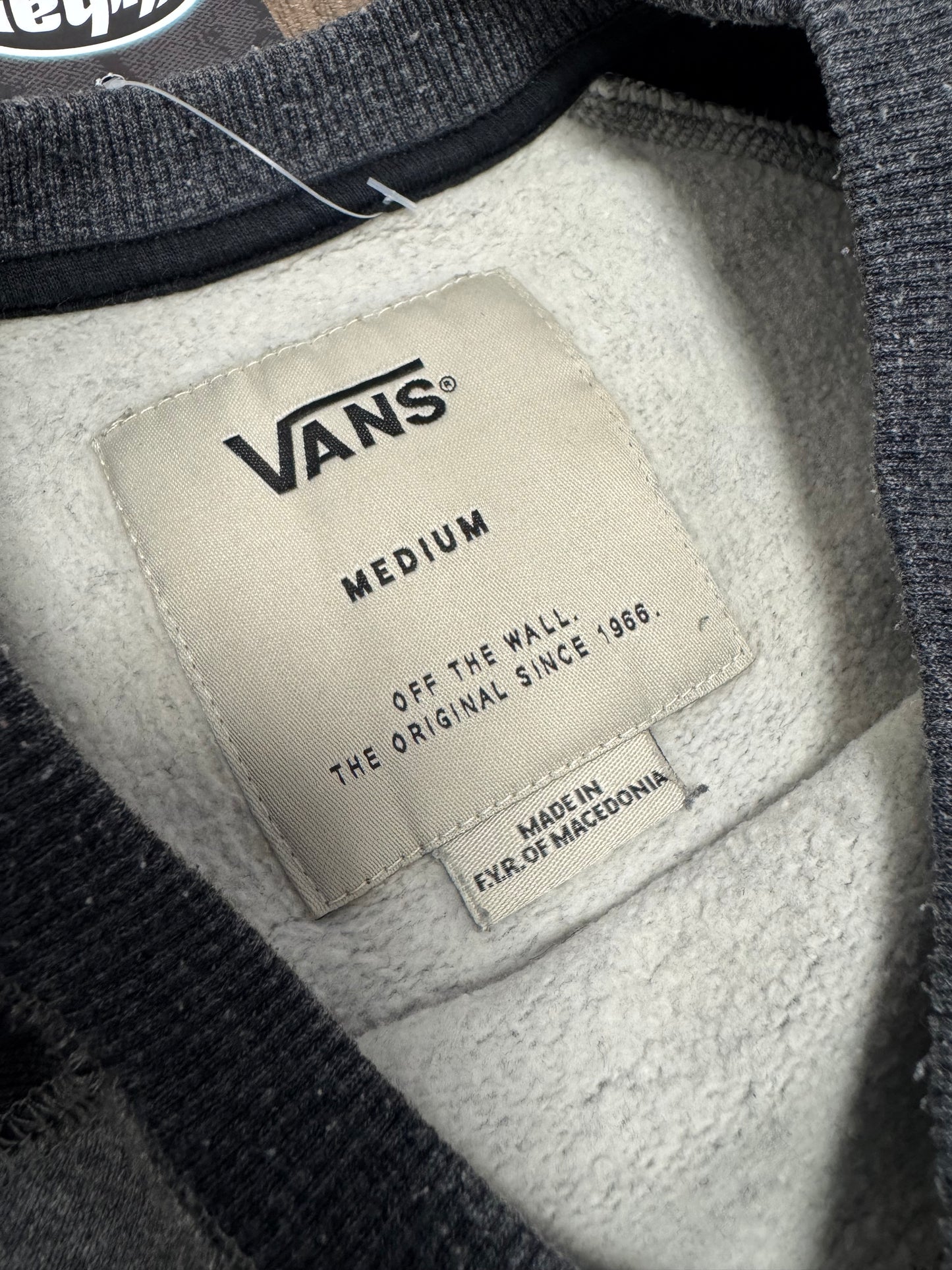 Vans Grey Embroidered Sweatshirt