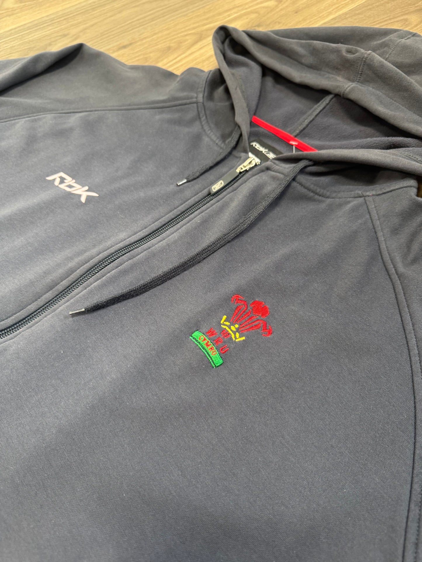 Wales WRU Grey Reebok Zip Jacket