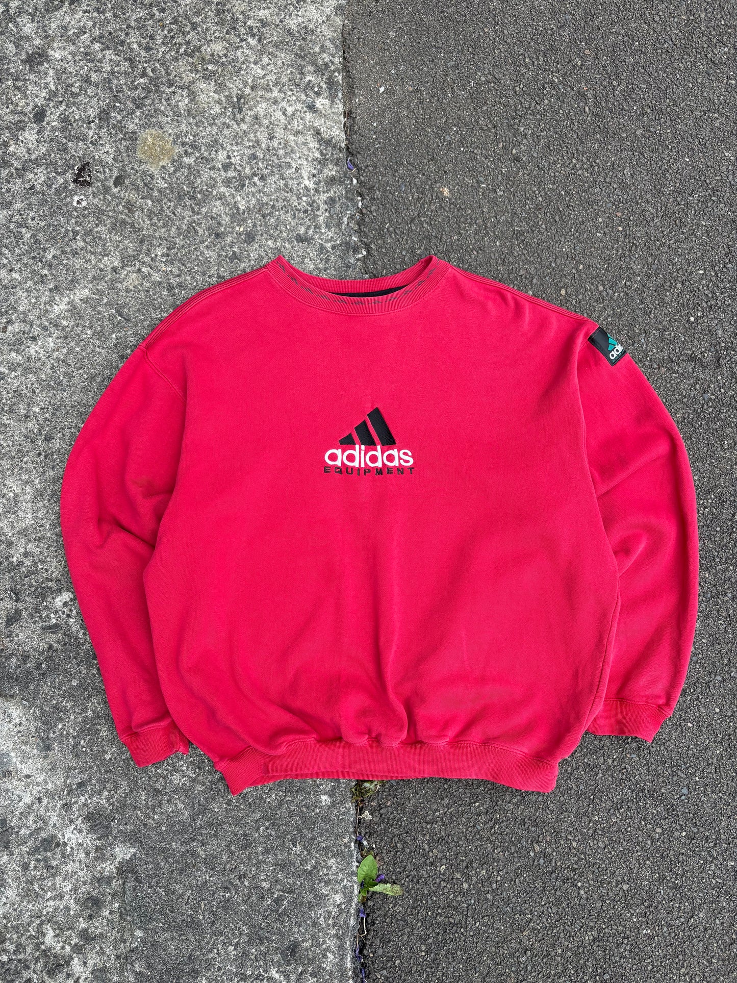 Vintage Adidas Equipment Red Sweatshirt