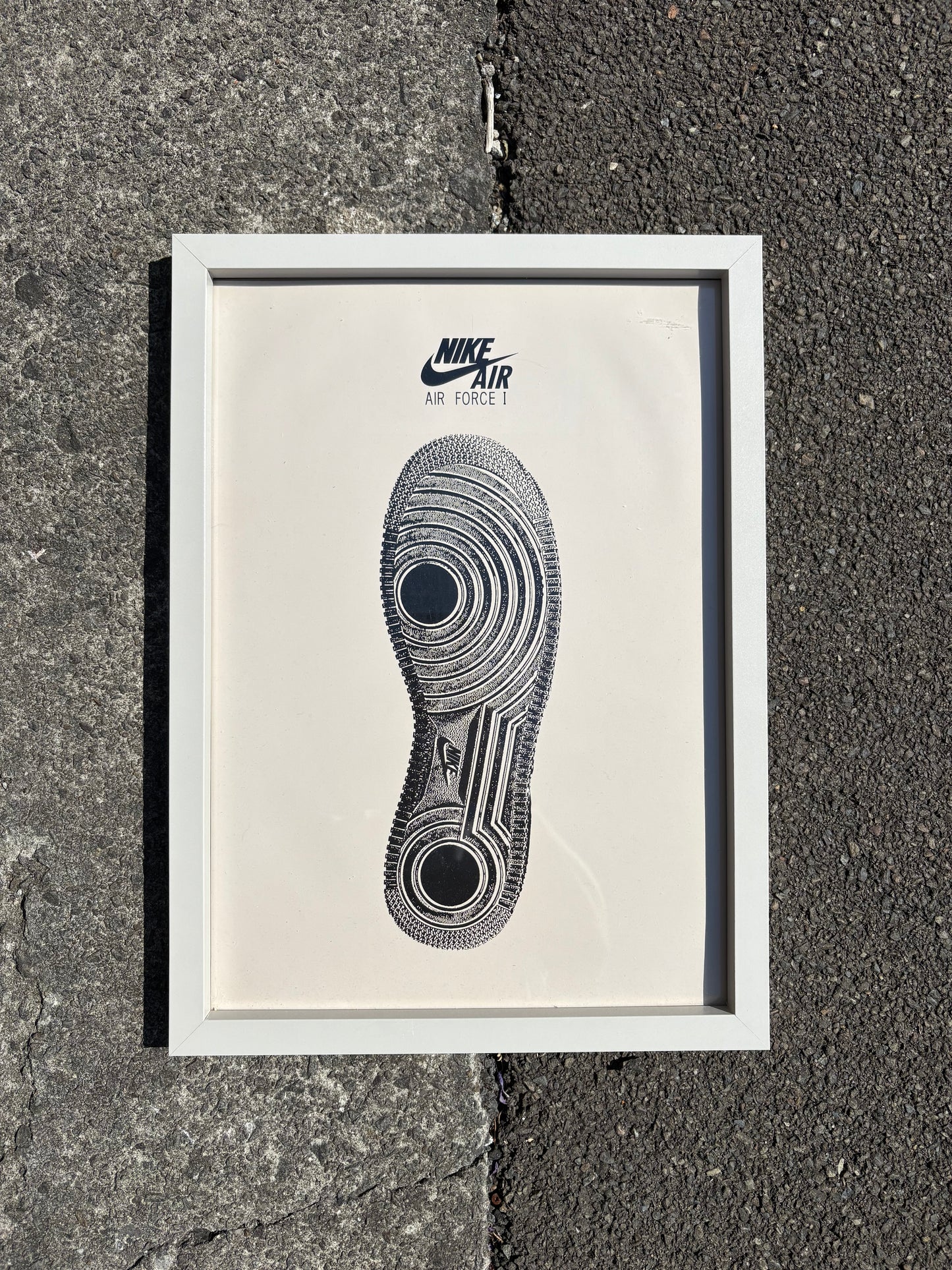 Nike Air Force 1 A3 Framed Print