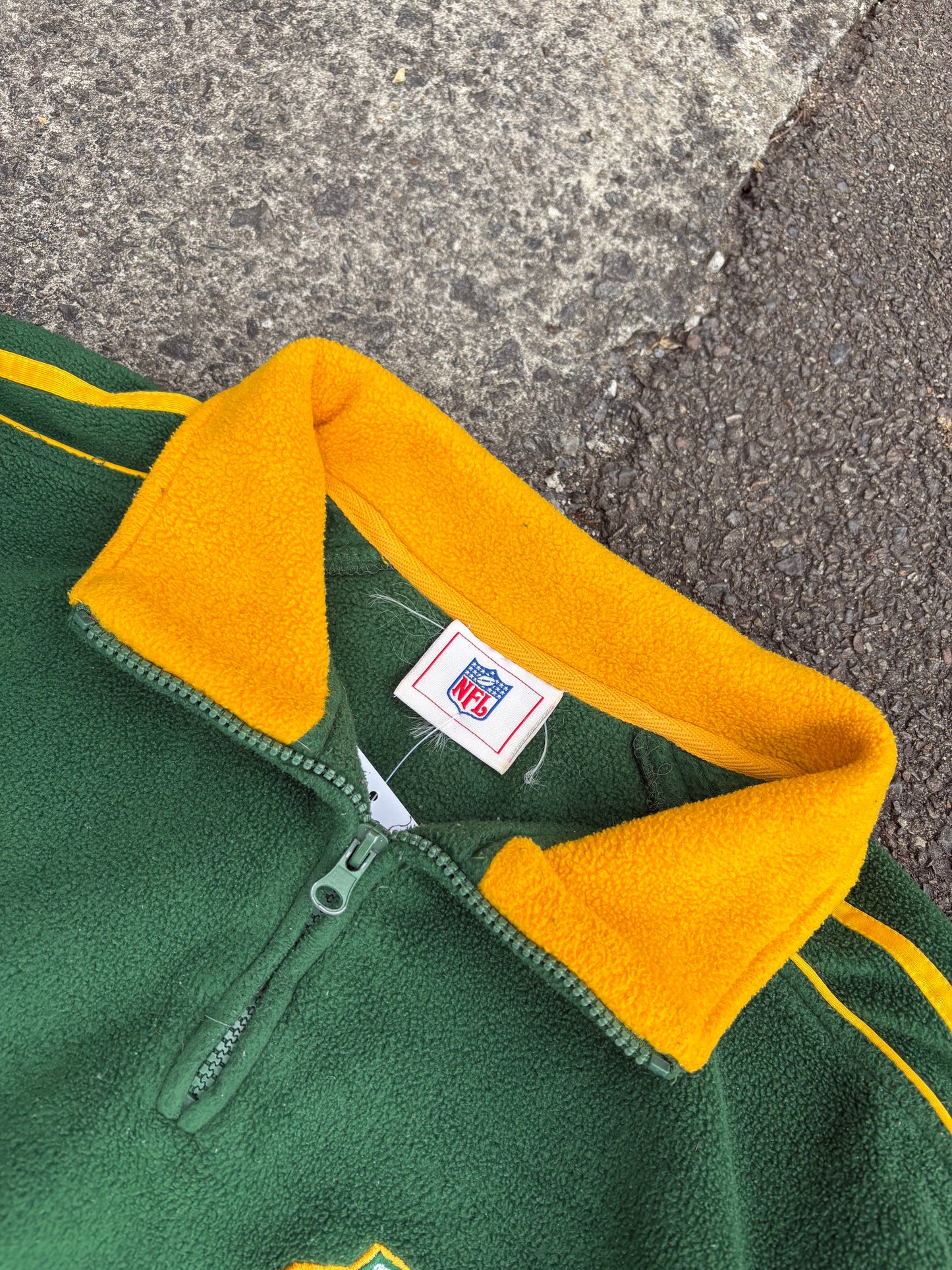 NFL Packers Green Zip Fleece
