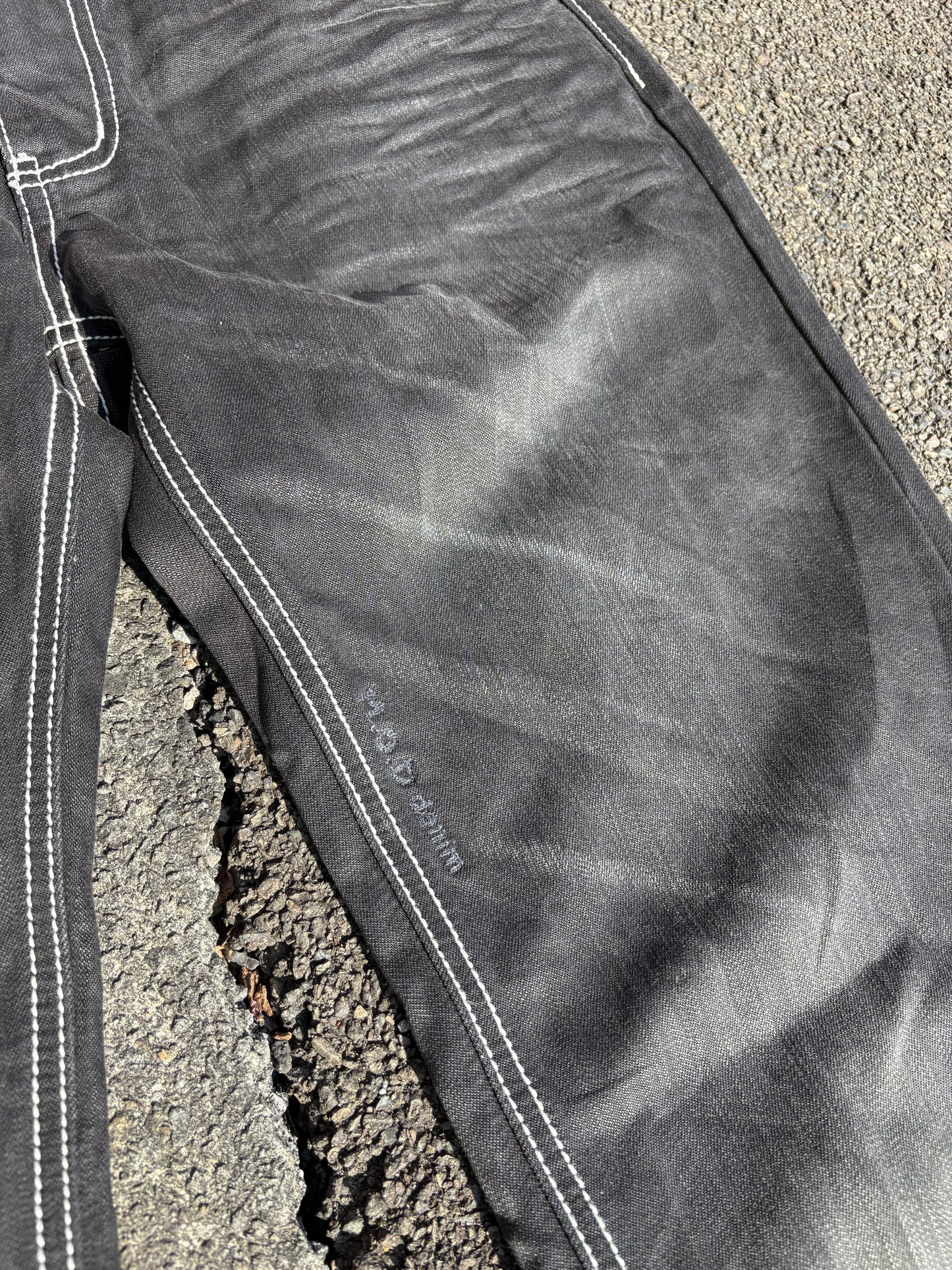 M.O.D Black Contrast Stitch Jeans
