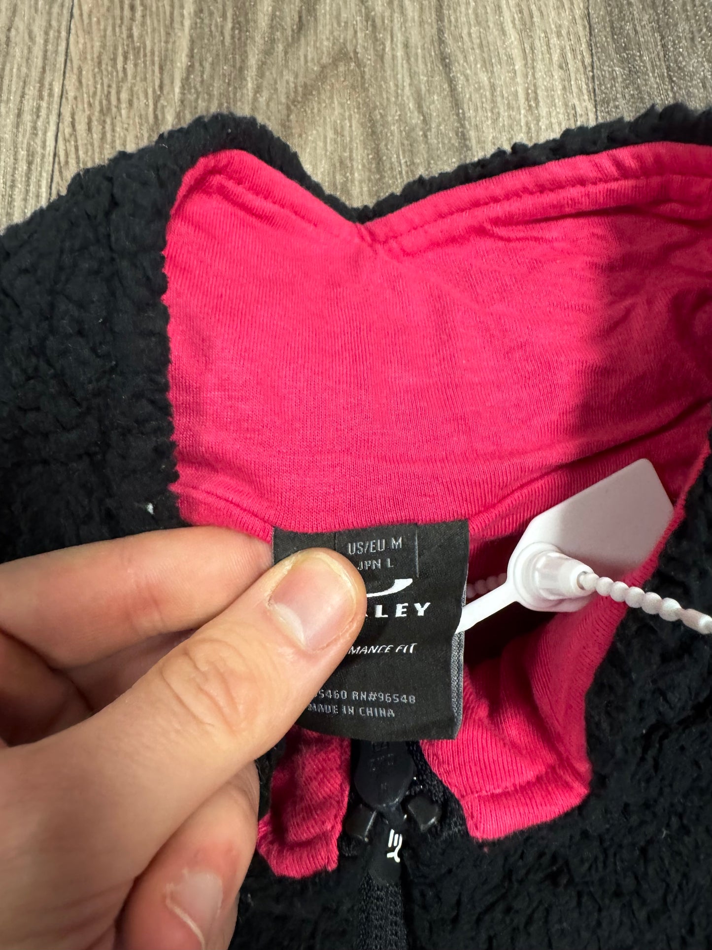 Oakley Black Sherpa Fleece Jacket