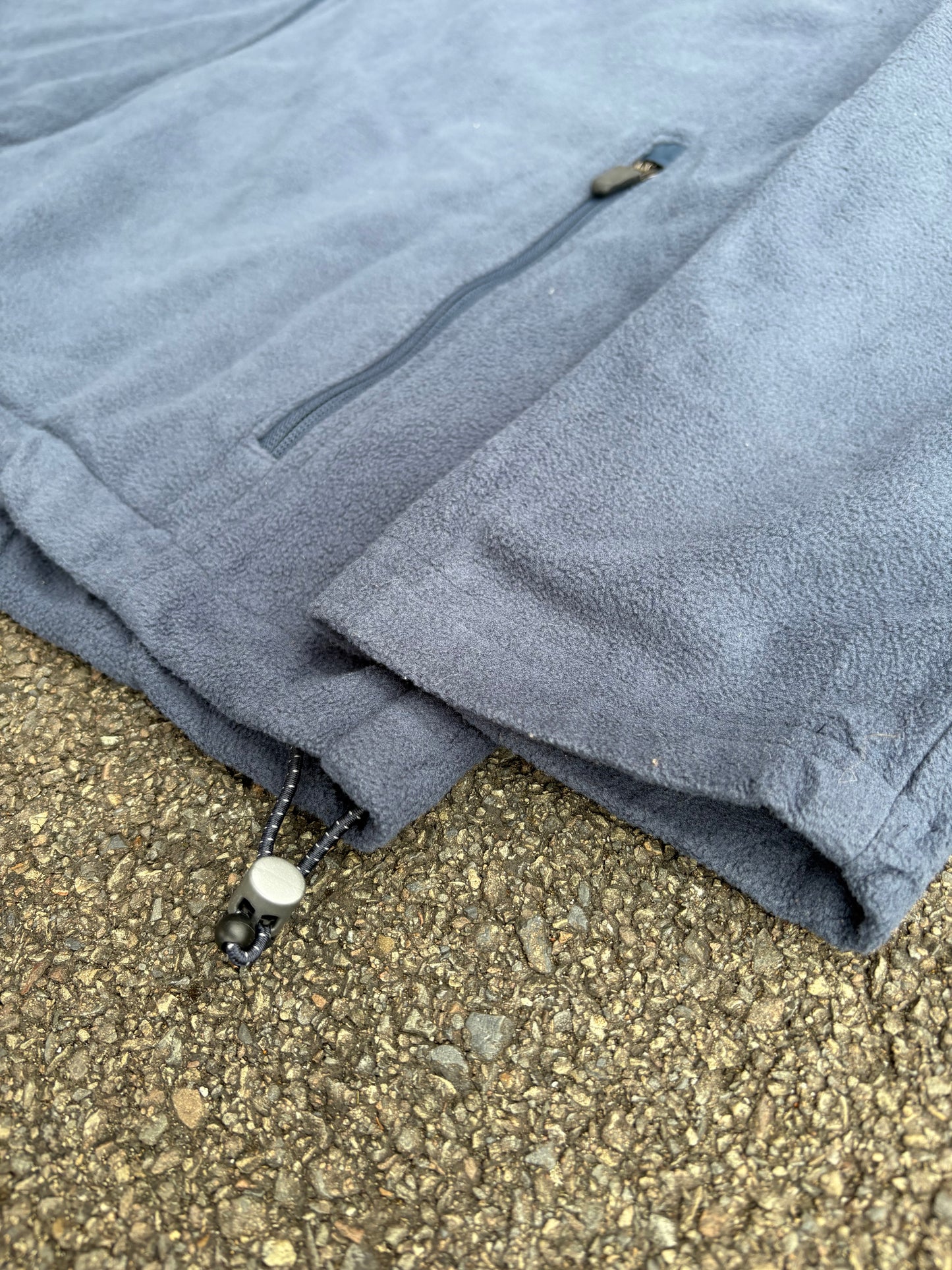 Y2K Reebok Navy Zip Fleece