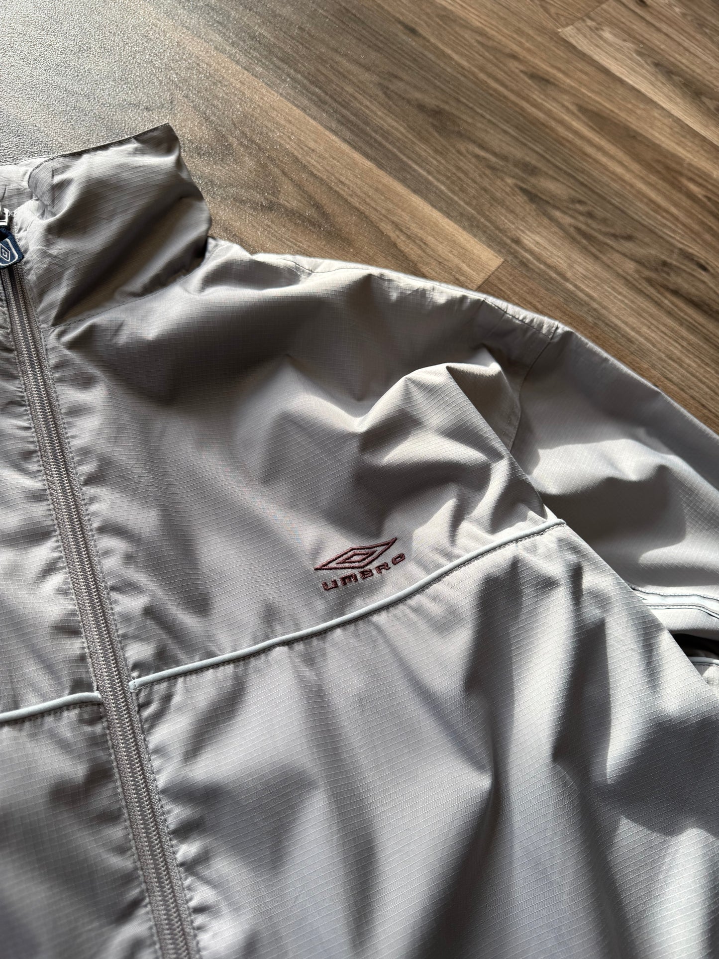 Vintage Grey Umbro Track Jacket