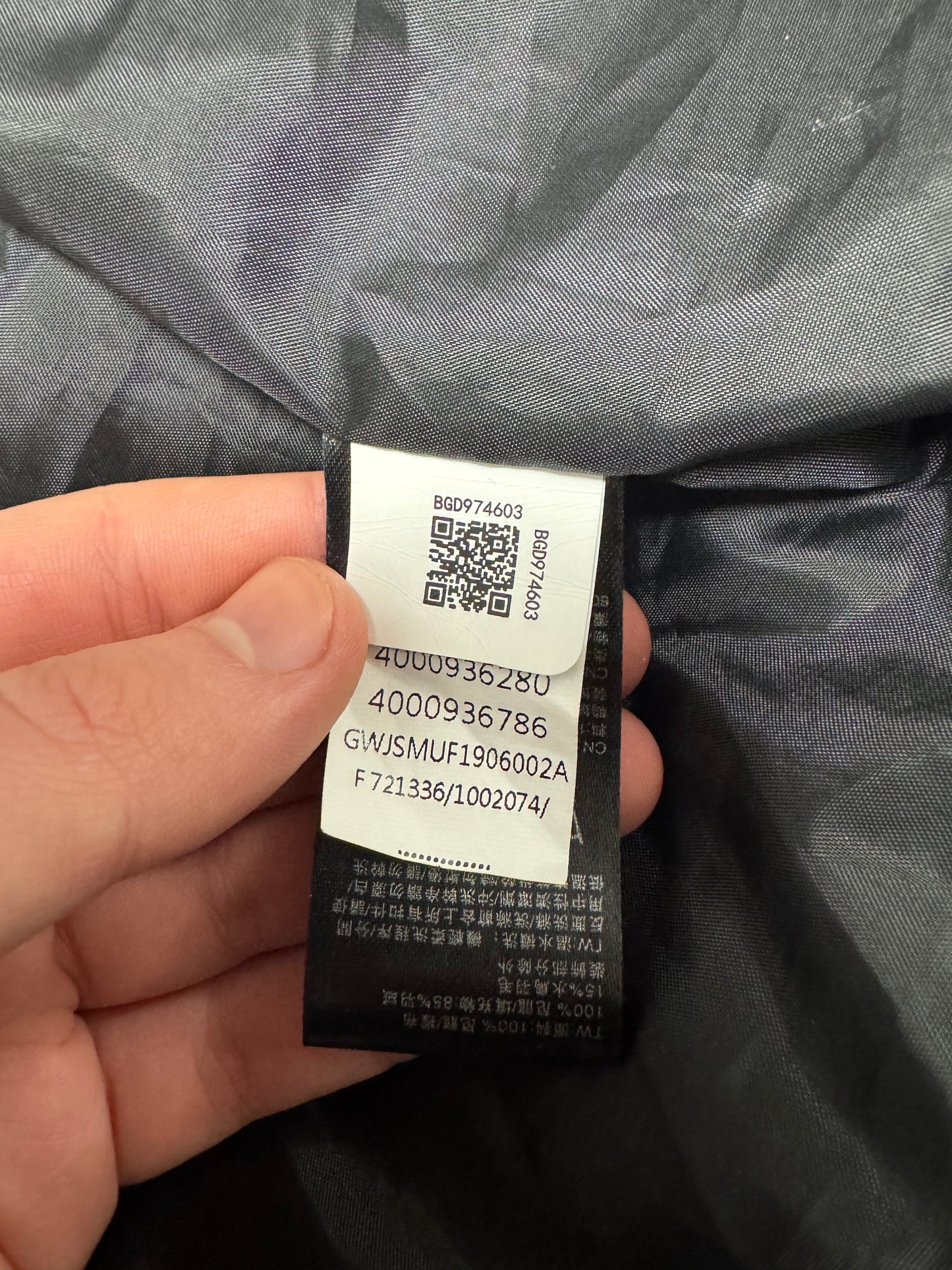Grey North Face 700 Series Puffer Jacket