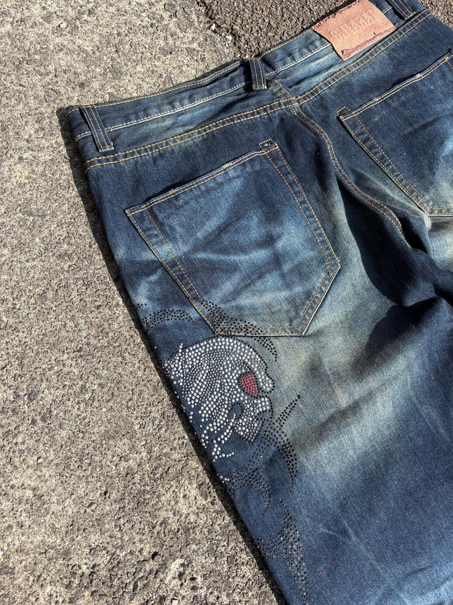 Oni Arai Y2K Gem Studded Jeans