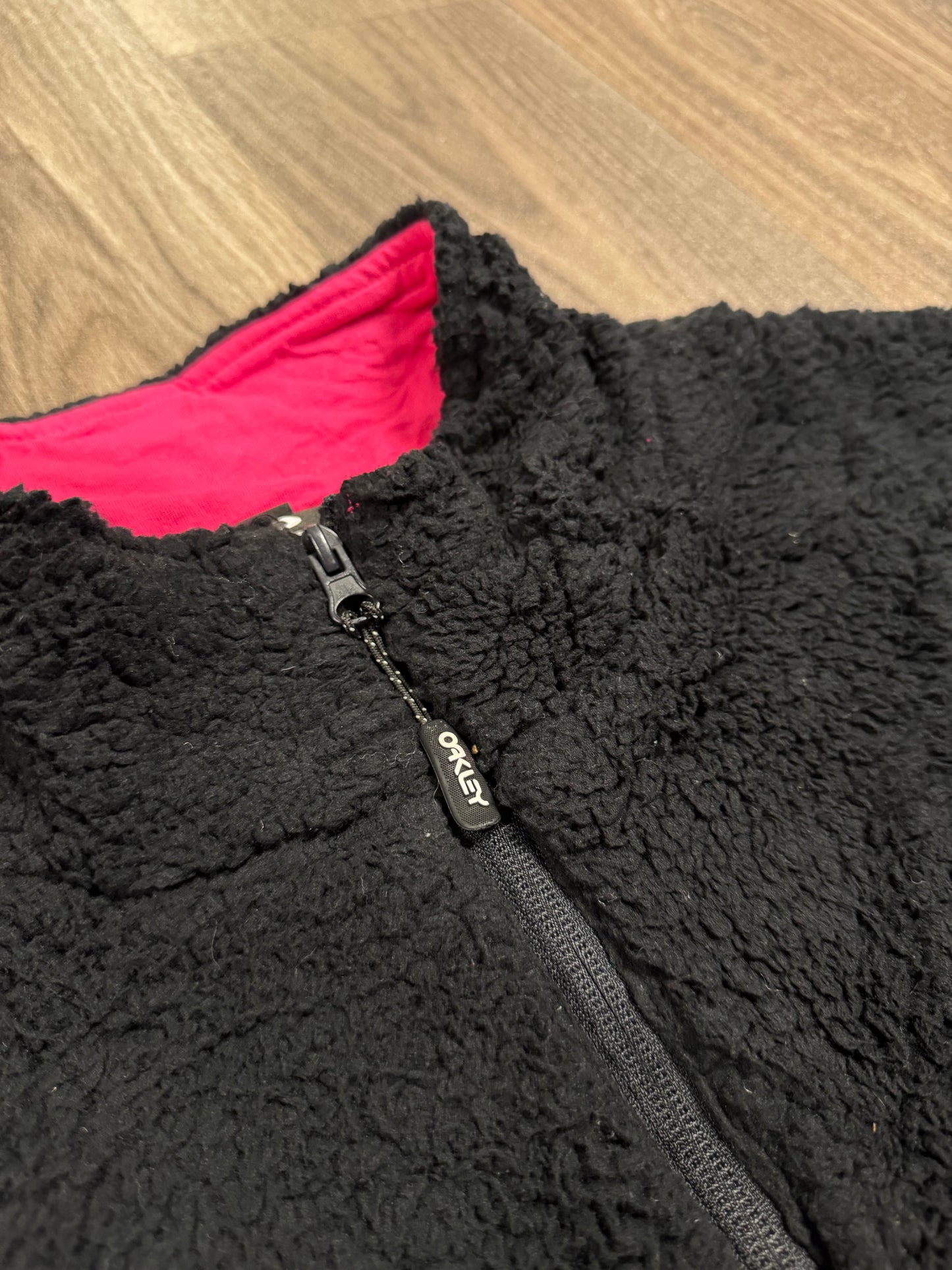 Oakley Black Sherpa Fleece Jacket