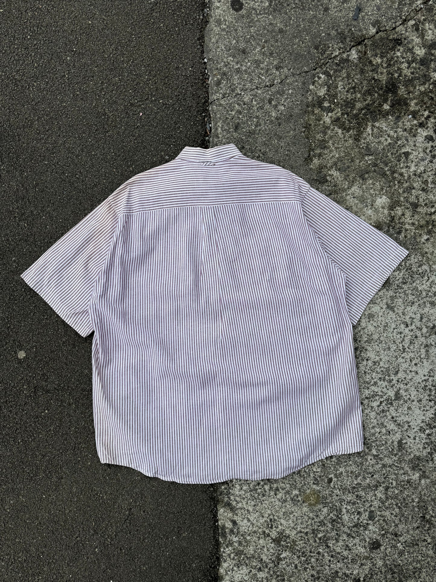 Washed Grape Ducks Unlimited Stripe Shirt