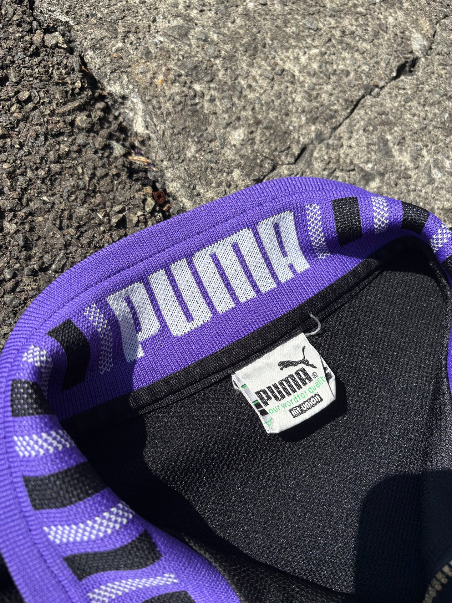 Puma Black Euro Sports Track Jacket