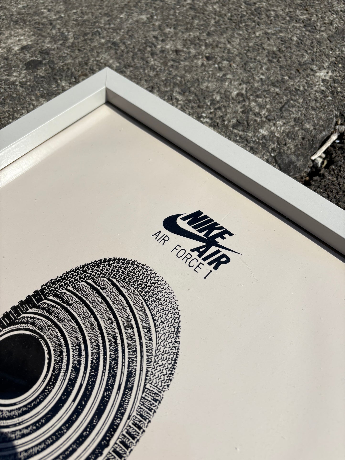 Nike Air Force 1 A3 Framed Print
