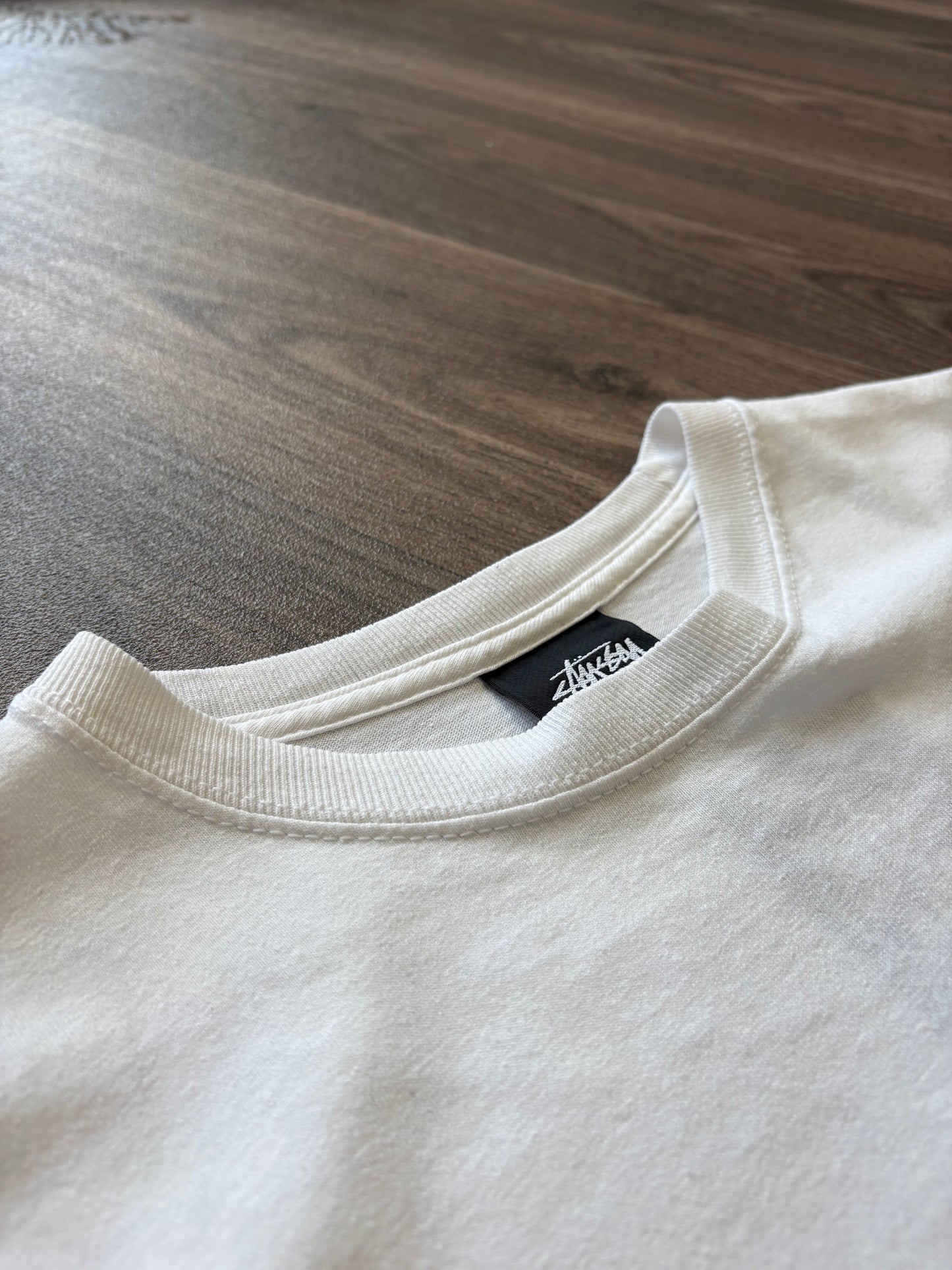 Stussy White Graphic Tee