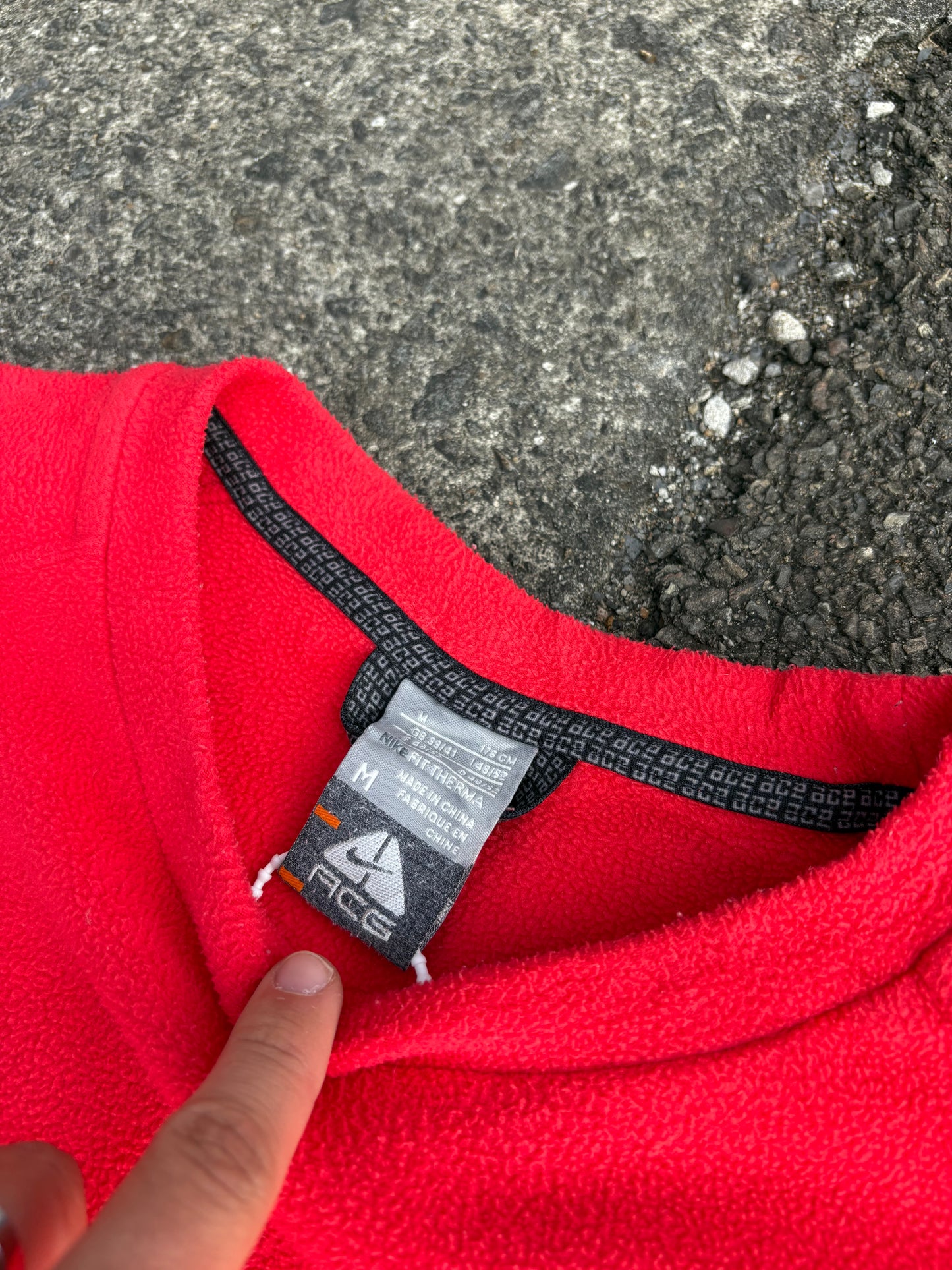 Vintage Nike ACG Red Fleece