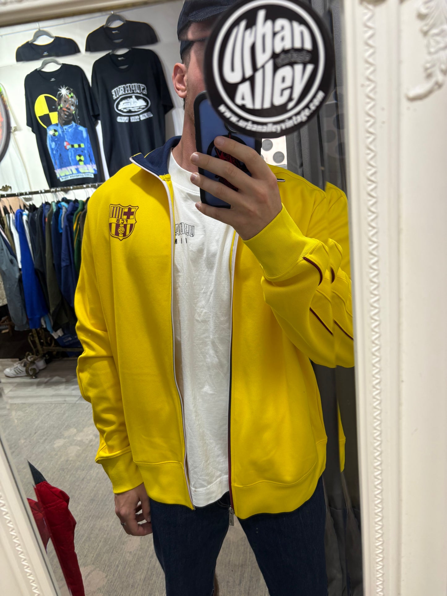 Nike Barcelona F.C Yellow Track Jacket