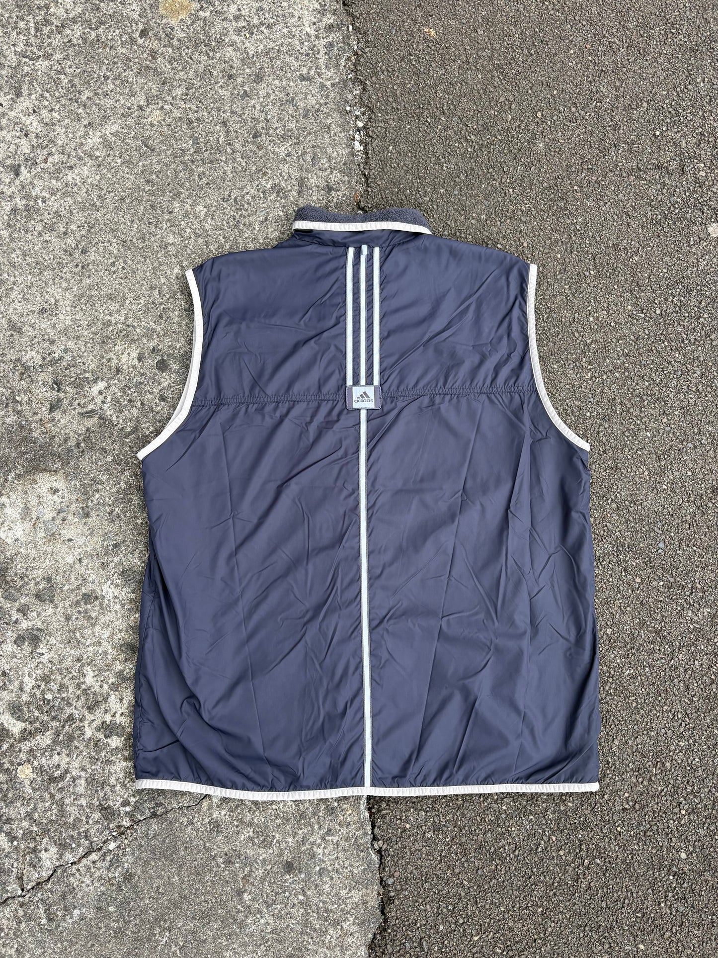 Y2K Adidas Fleece Gillet