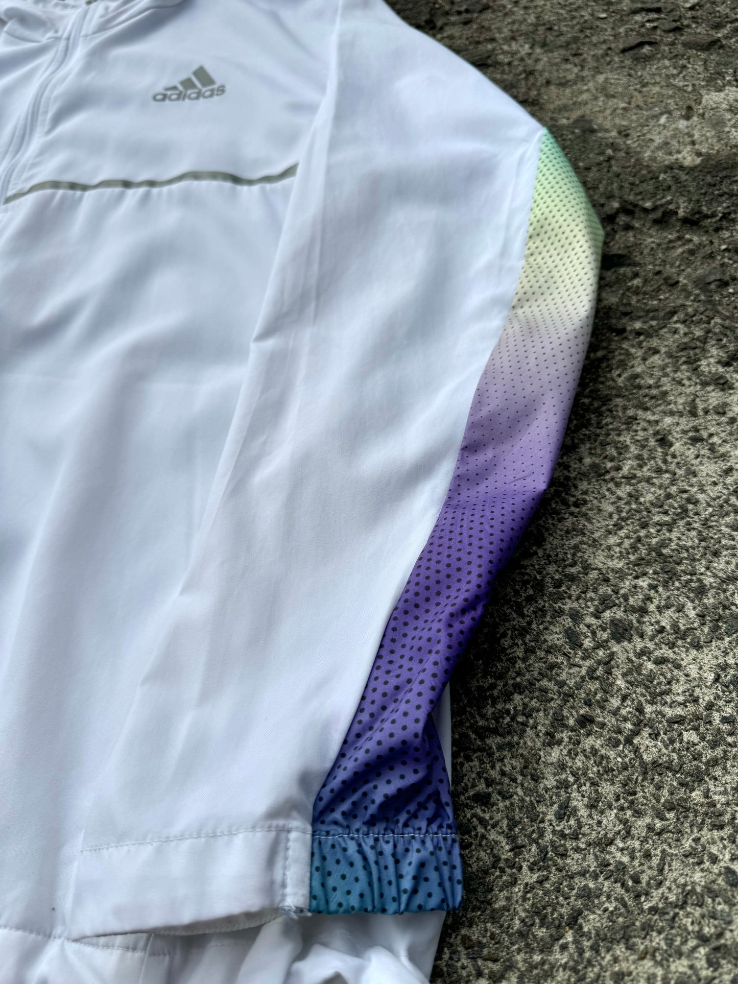 Adidas White Running Jacket