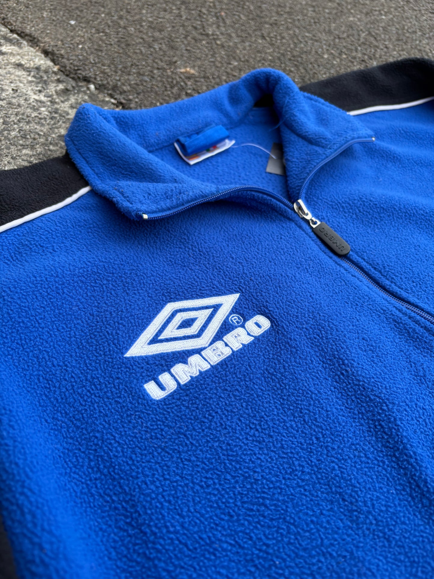 Vintage Umbro Blue Zip Fleece