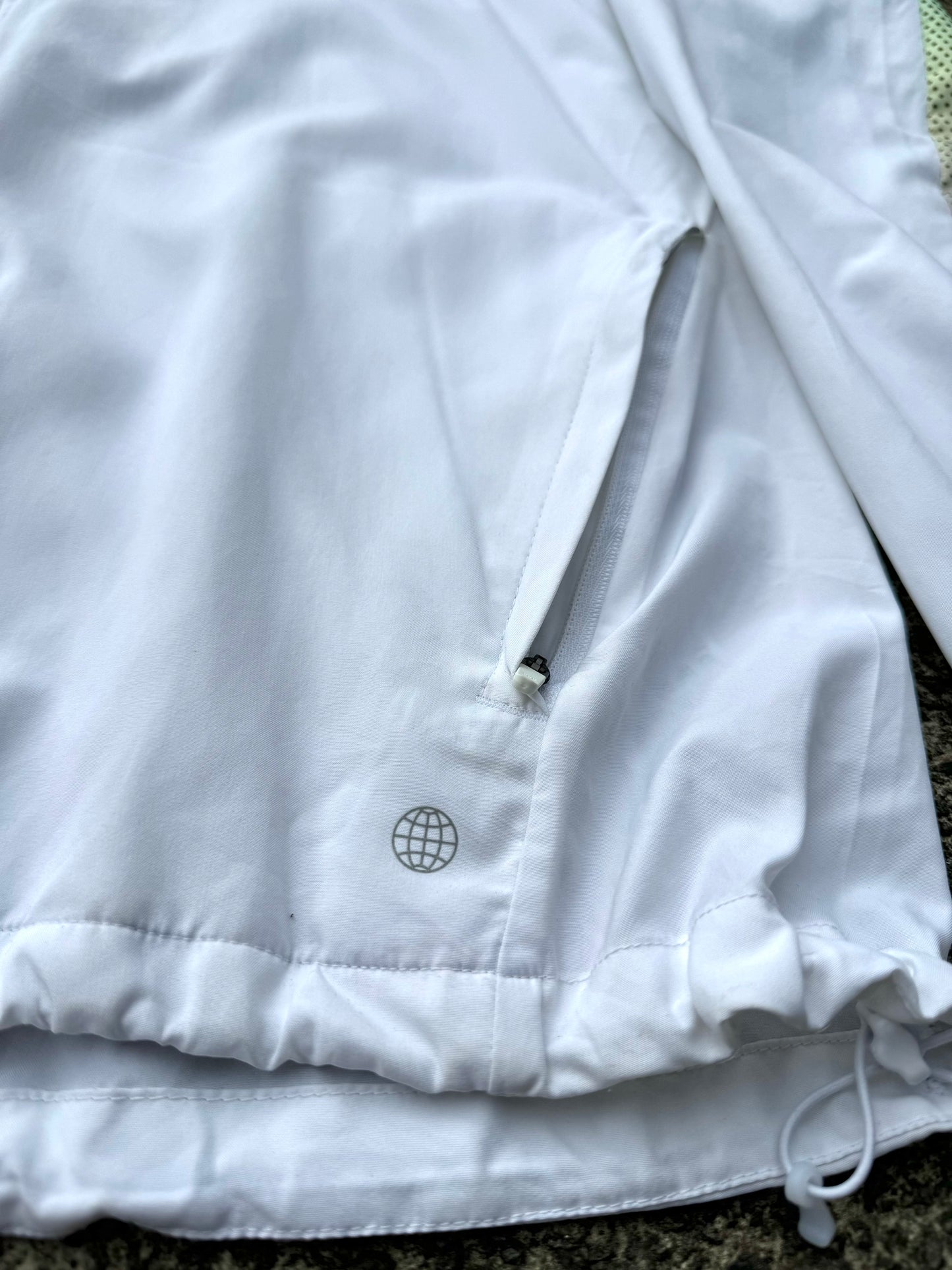 Adidas White Running Jacket