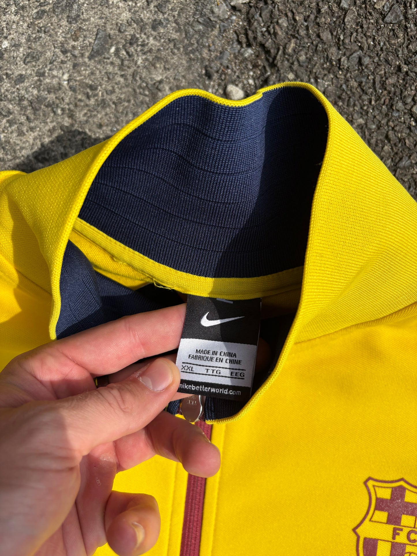 Nike Barcelona F.C Yellow Track Jacket