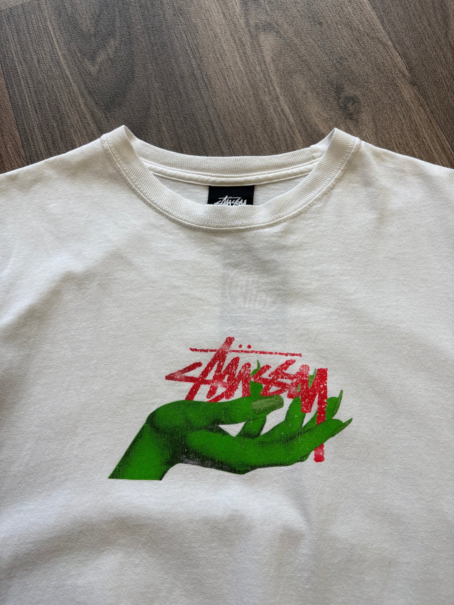 Stussy White Graphic Tee