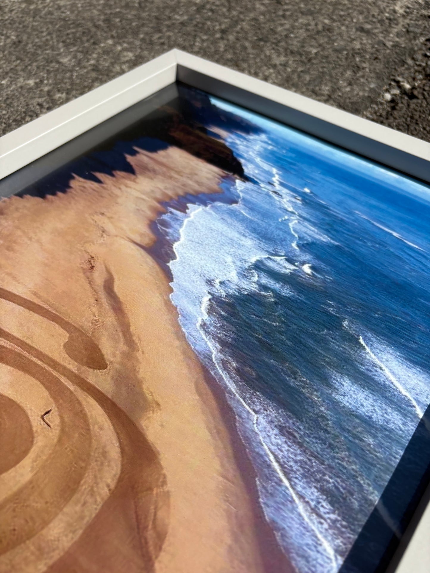 Stüssy Beach A3 Framed Print