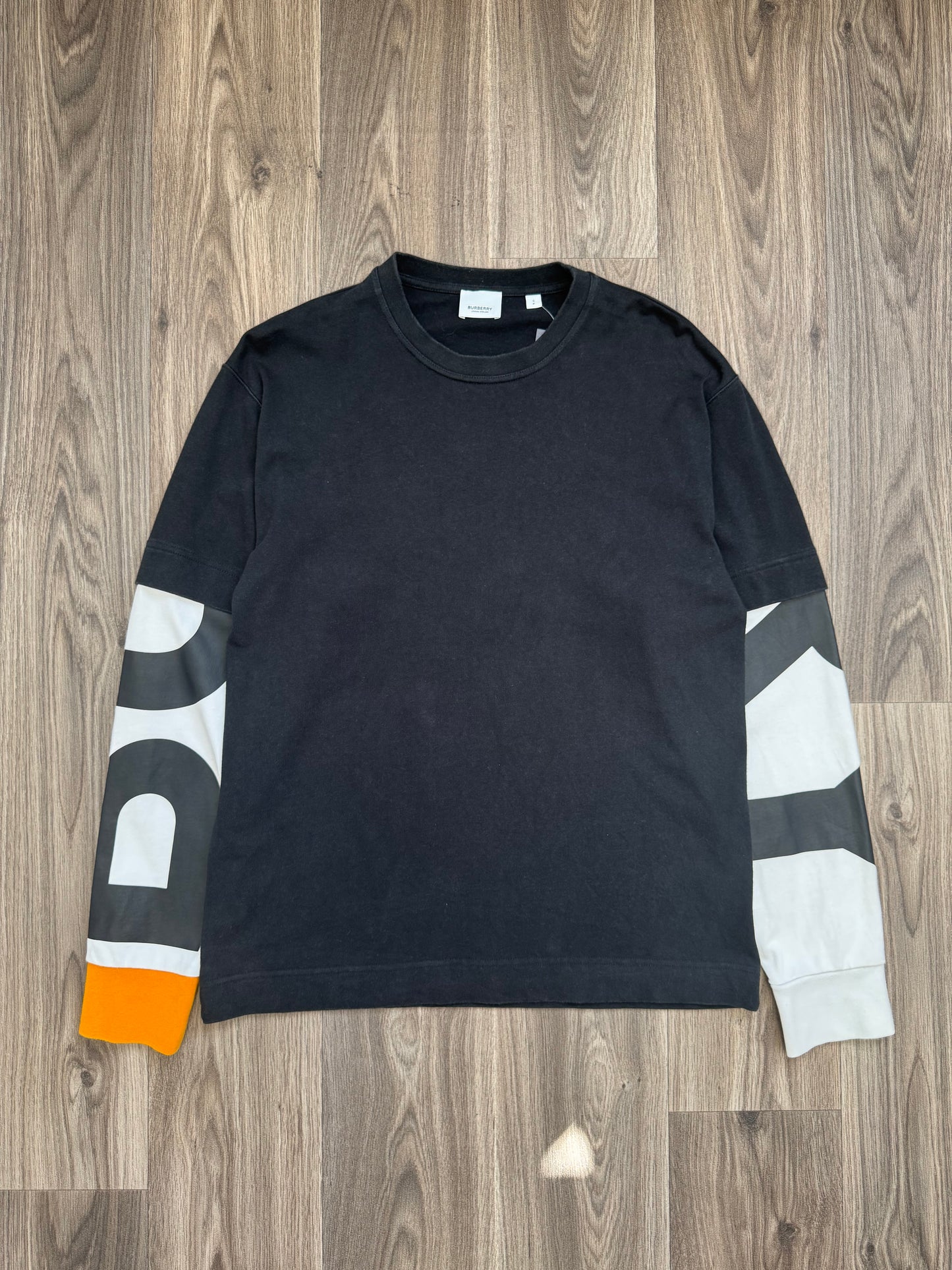 Burberry Orange Cuff Sweatshirt