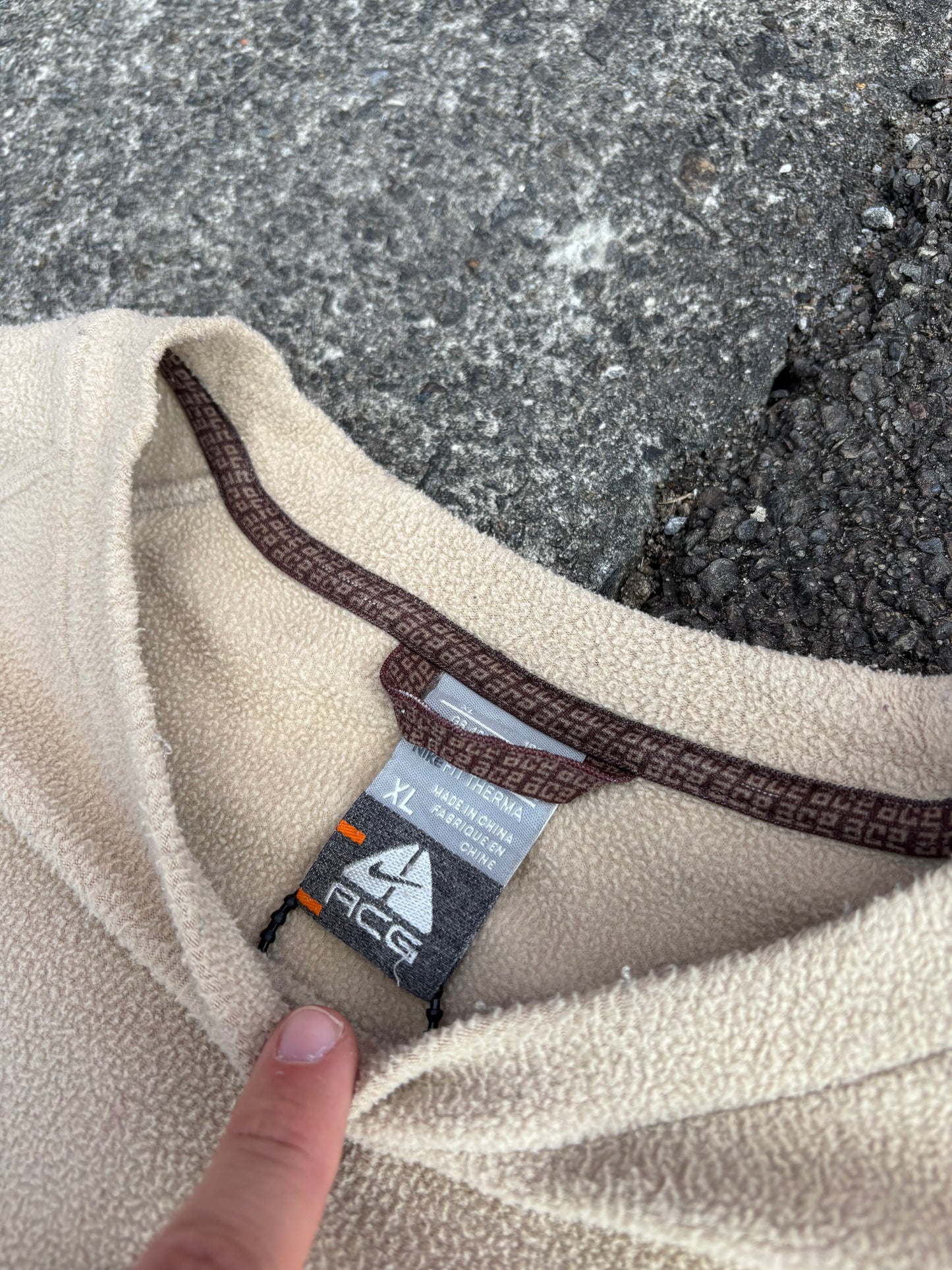 Vintage Nike ACG Beige Fleece