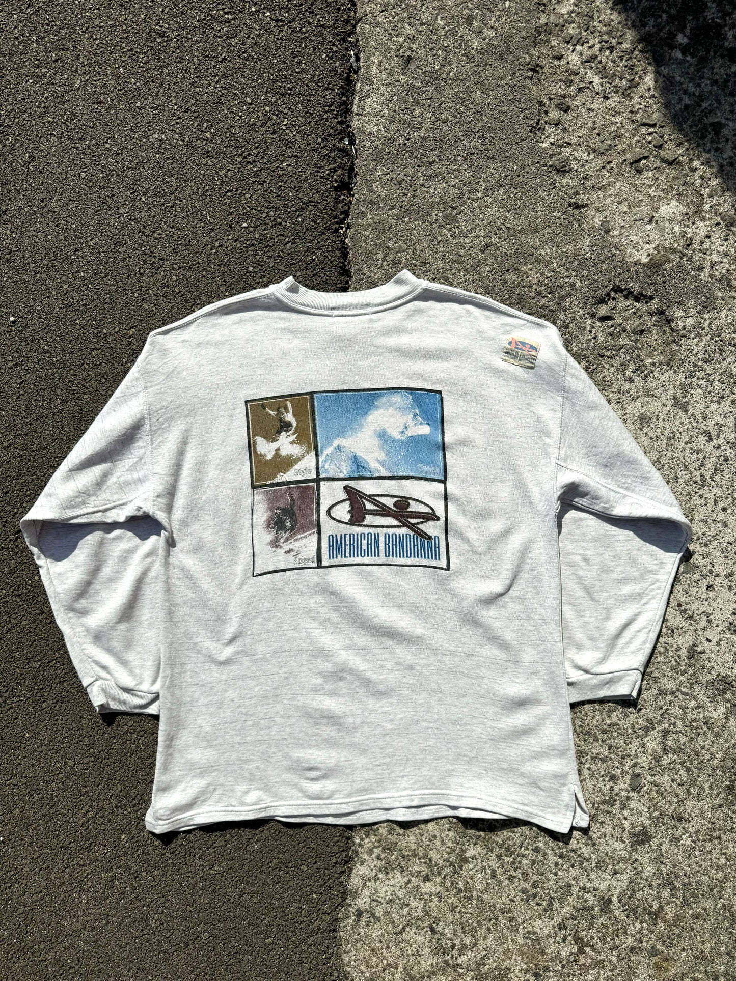 Vintage American Bandanna Snowboard Sweatshirt