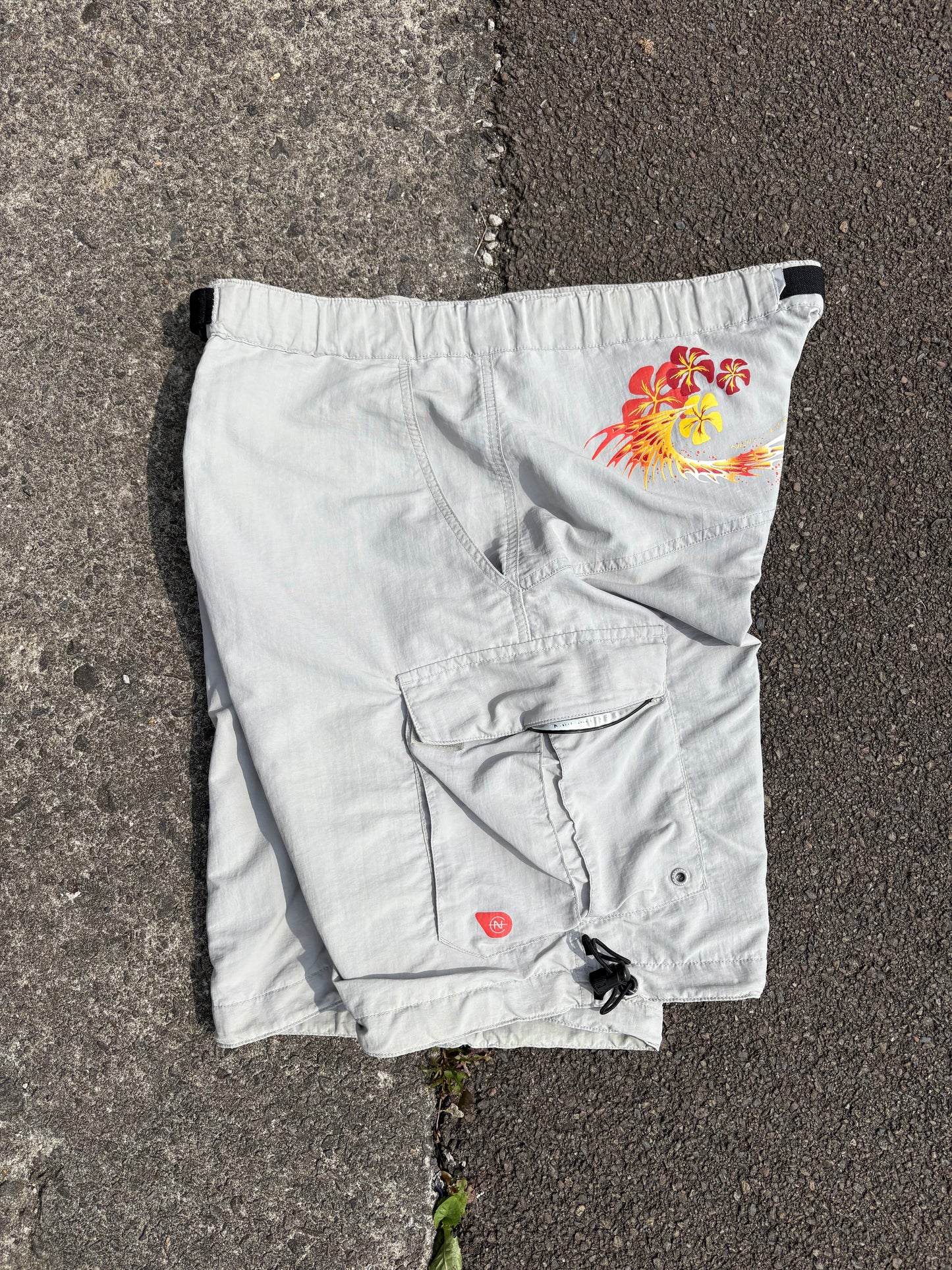 Vintage Nautica Floral Surf Shorts