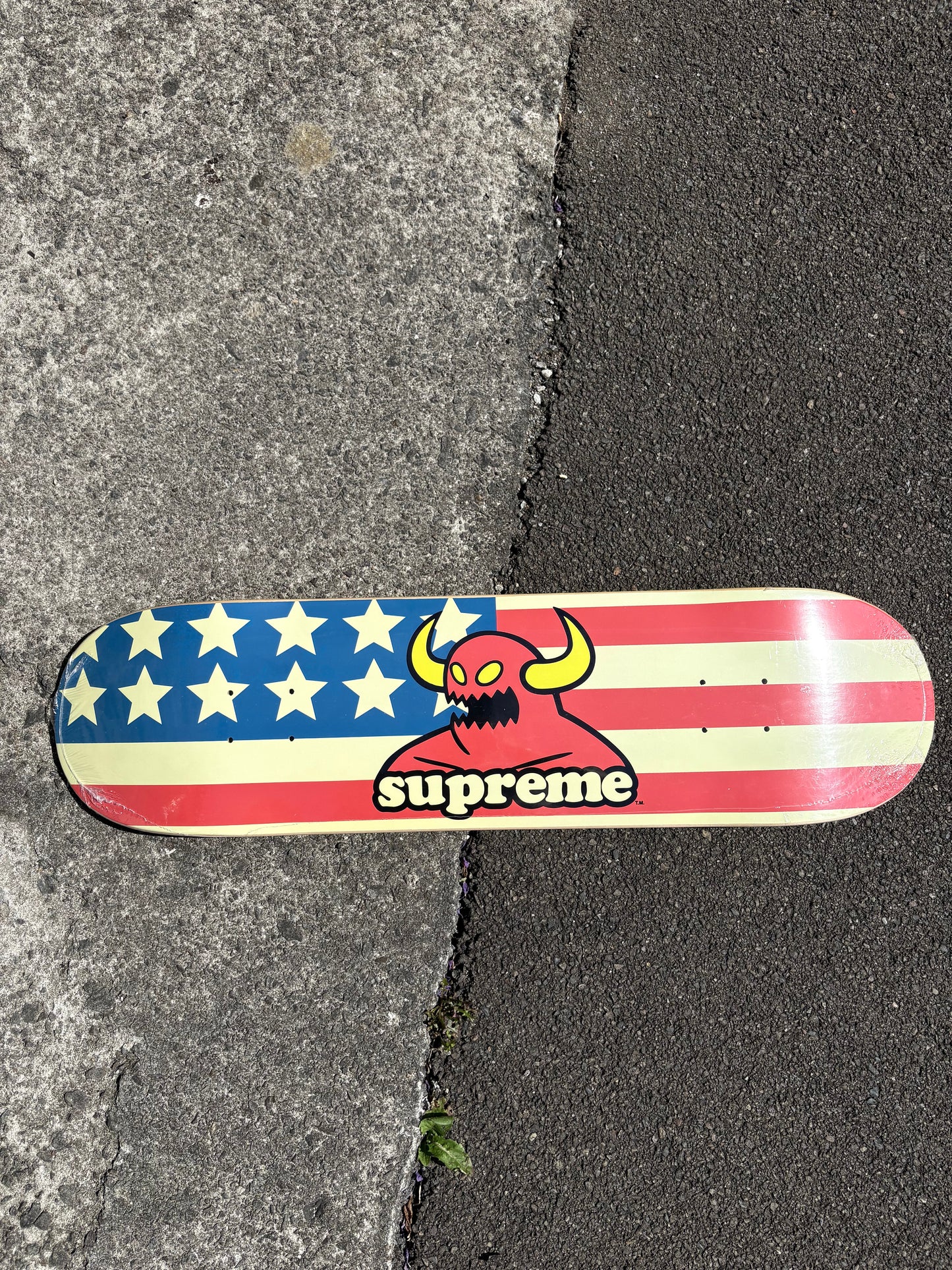 Supreme x Toy Machine Skateboard Deck 8.25