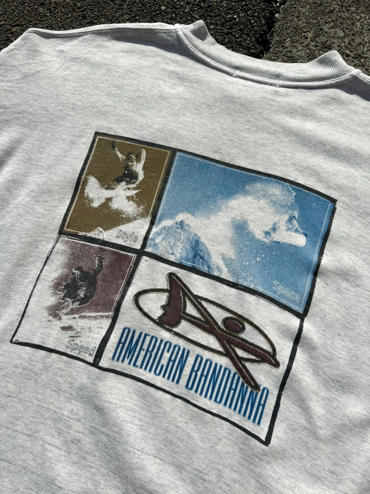 Vintage American Bandanna Snowboard Sweatshirt