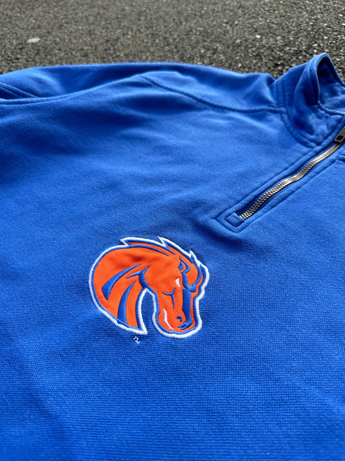 Vintage Nike Boise State 1/4 Zip Jumper
