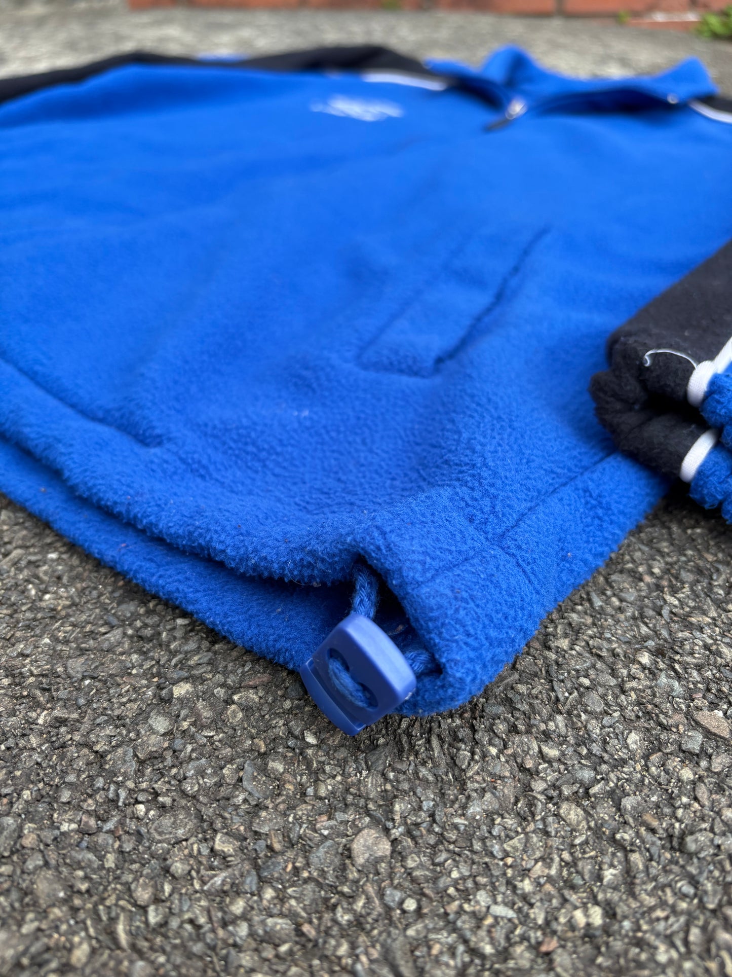 Vintage Umbro Blue Zip Fleece