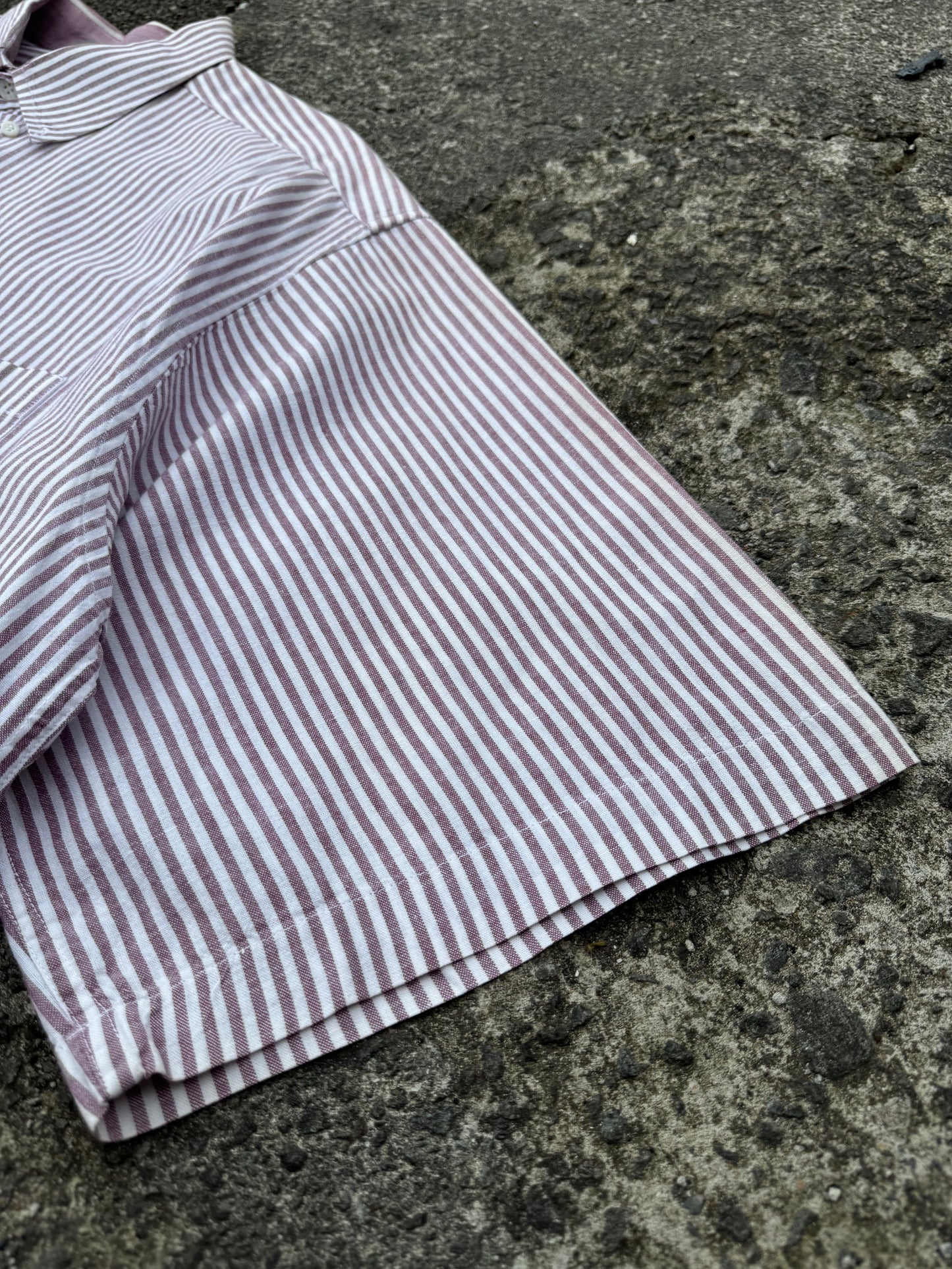 Washed Grape Ducks Unlimited Stripe Shirt