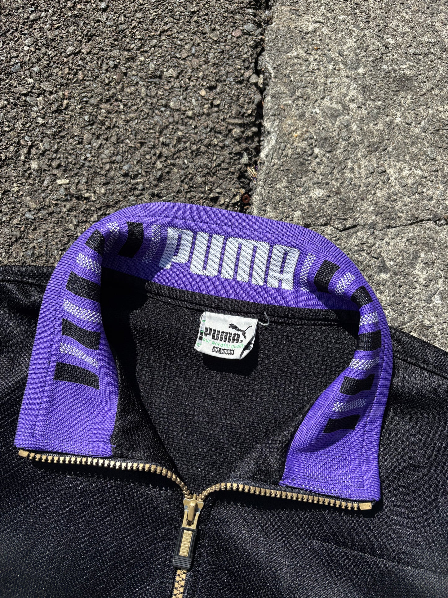 Puma Black Euro Sports Track Jacket