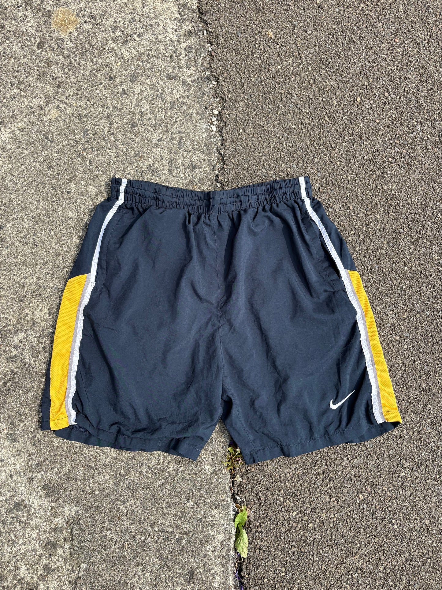 Nike Blue & Yellow Running Shorts