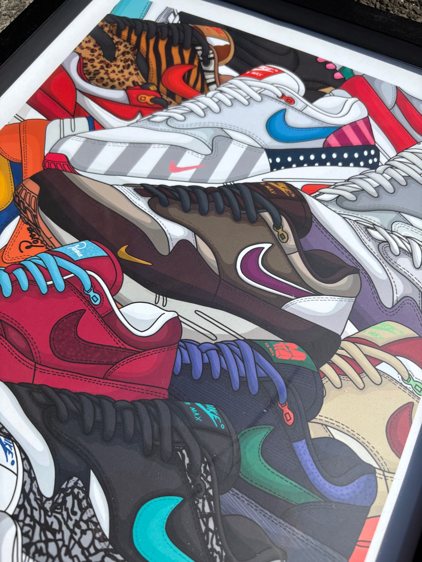 Nike Air Max 1 A3 Framed Print