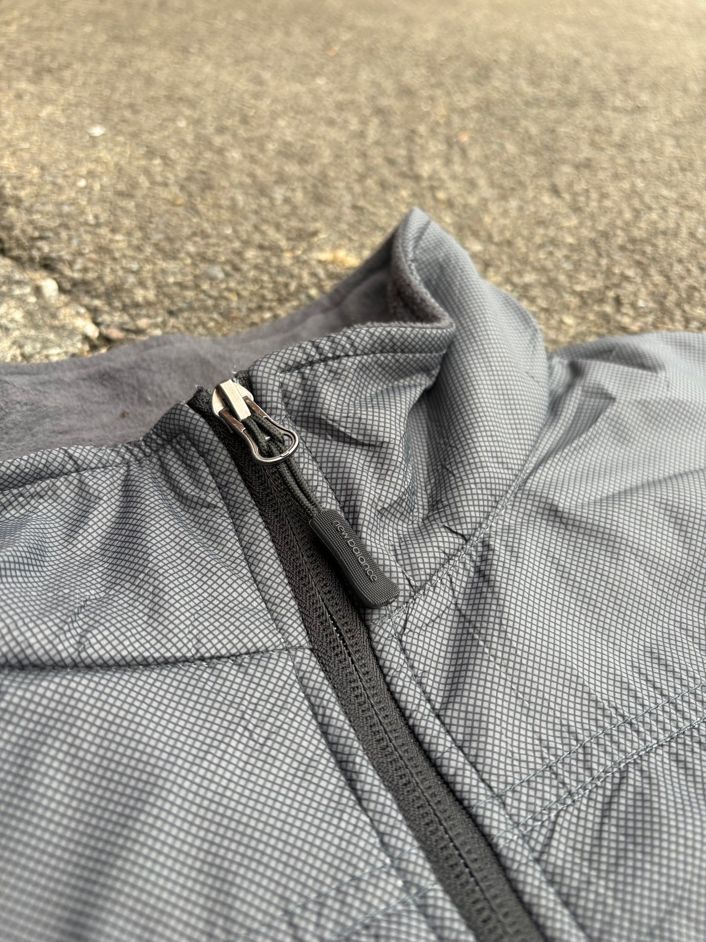 New Balance Grey Zip Fleece Jacket