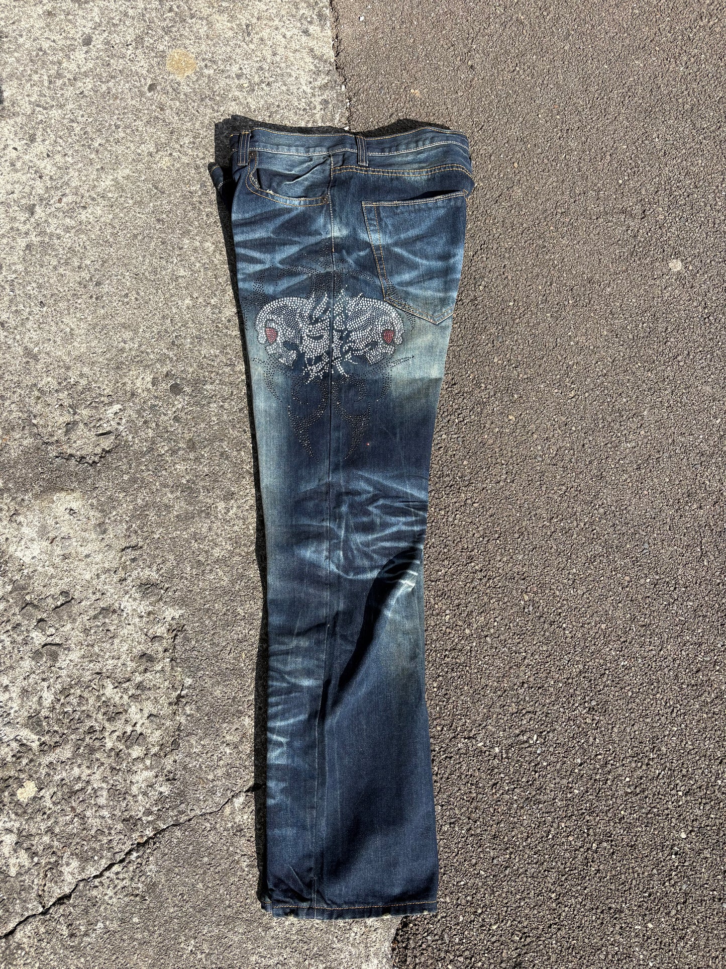 Oni Arai Y2K Gem Studded Jeans